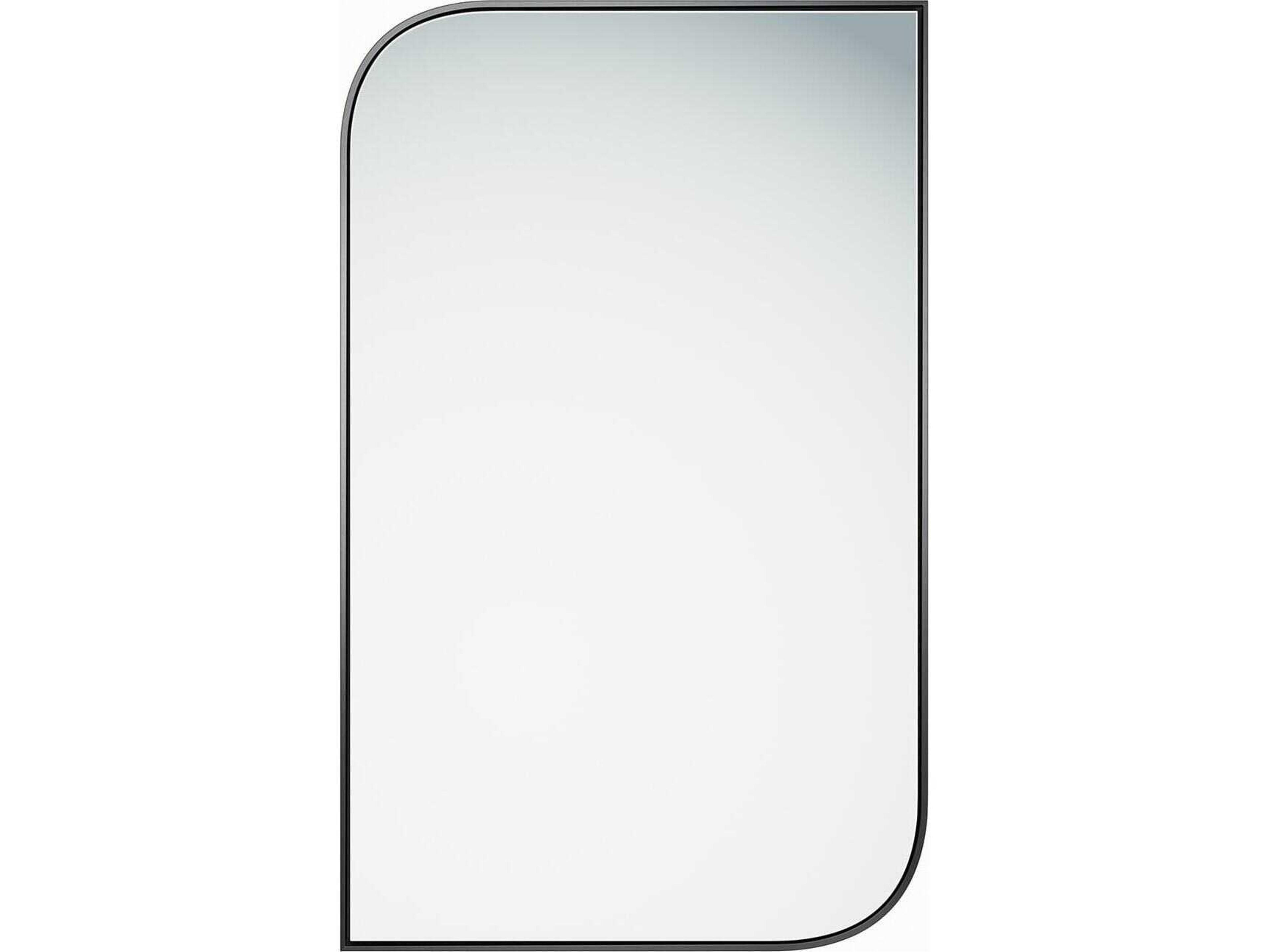 Amara Blackened Steel Wall Mirror