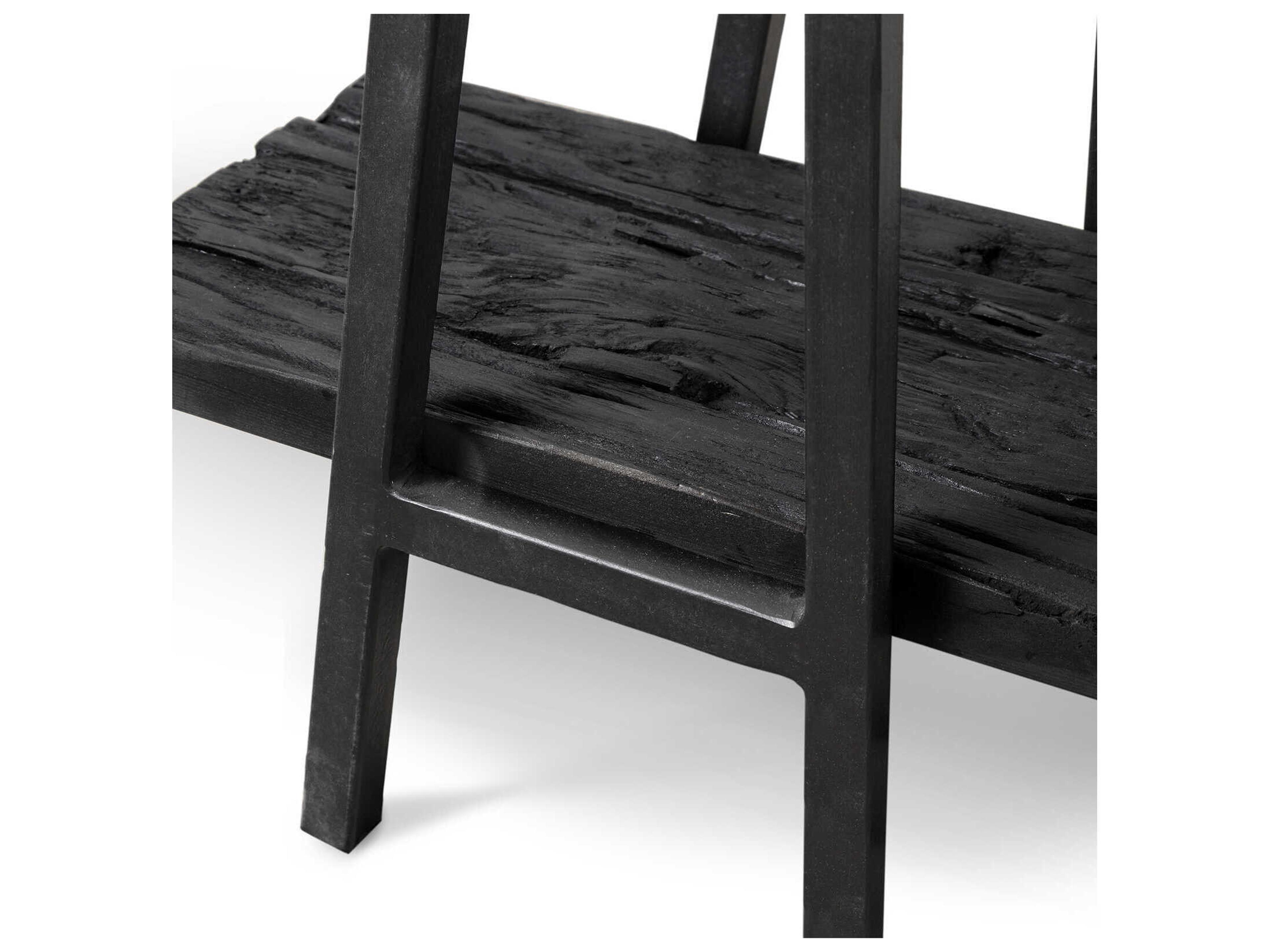 Regina Andrew Ash Rectangular Wood Black Console Table