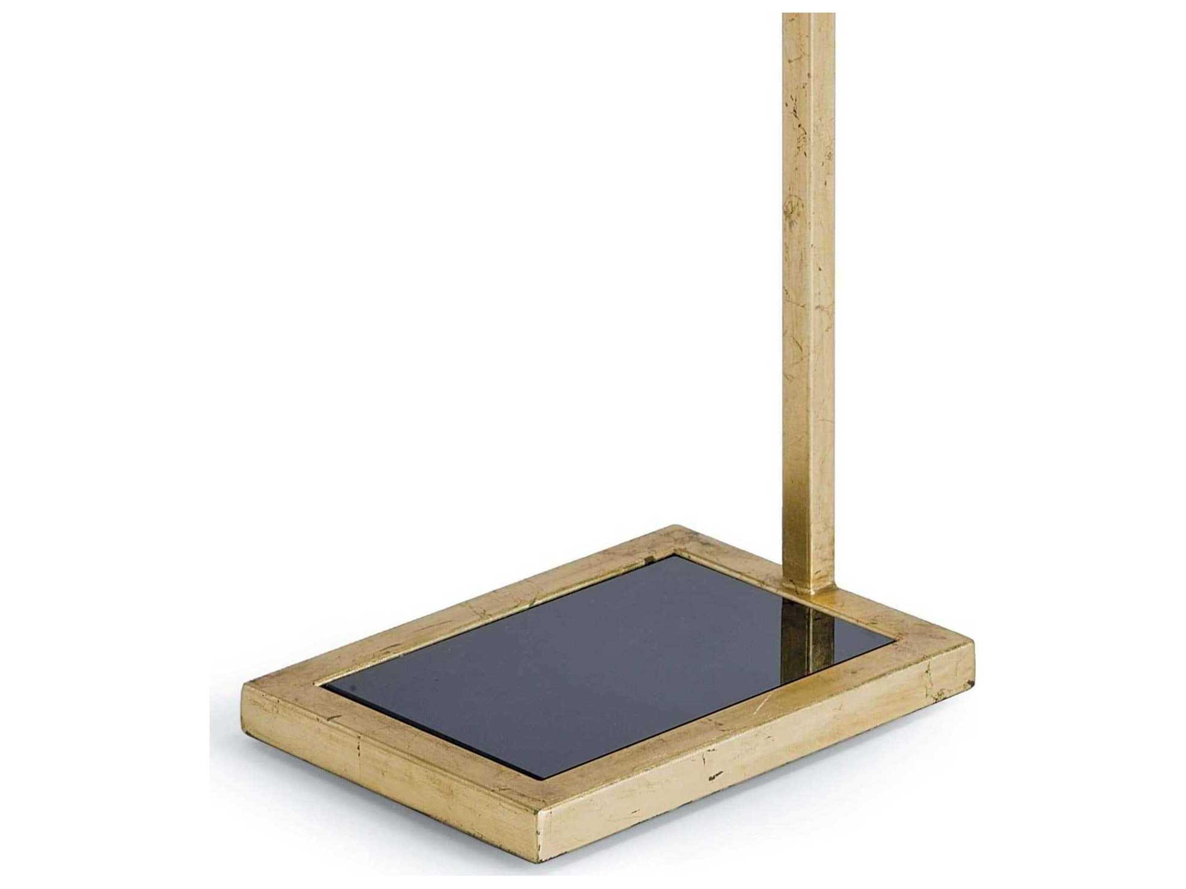 Regina Andrew Rectangular Gold Leaf End Table