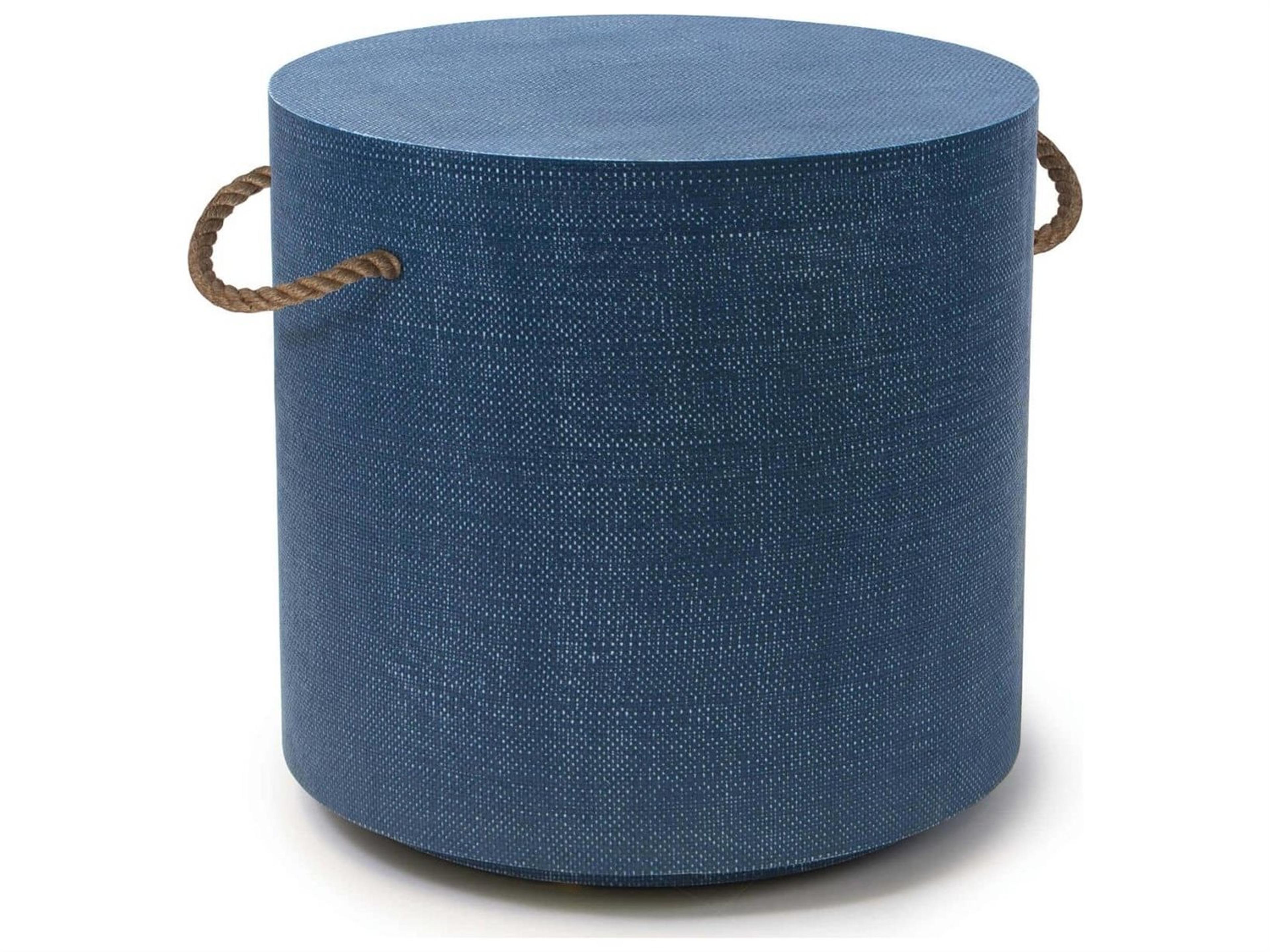 Regina Andrew Aegean Round Indigo End Table
