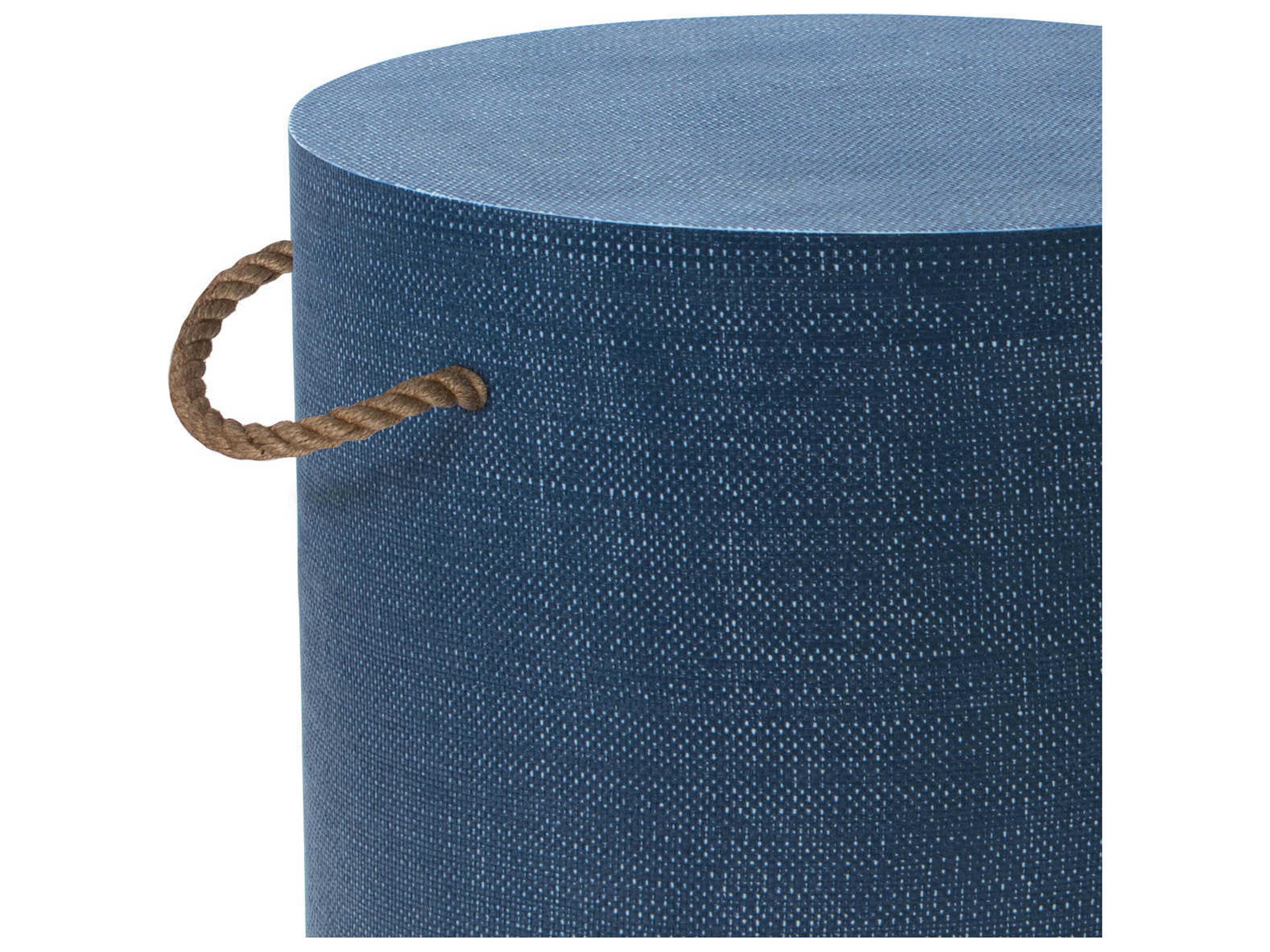 Regina Andrew Aegean Round Indigo End Table