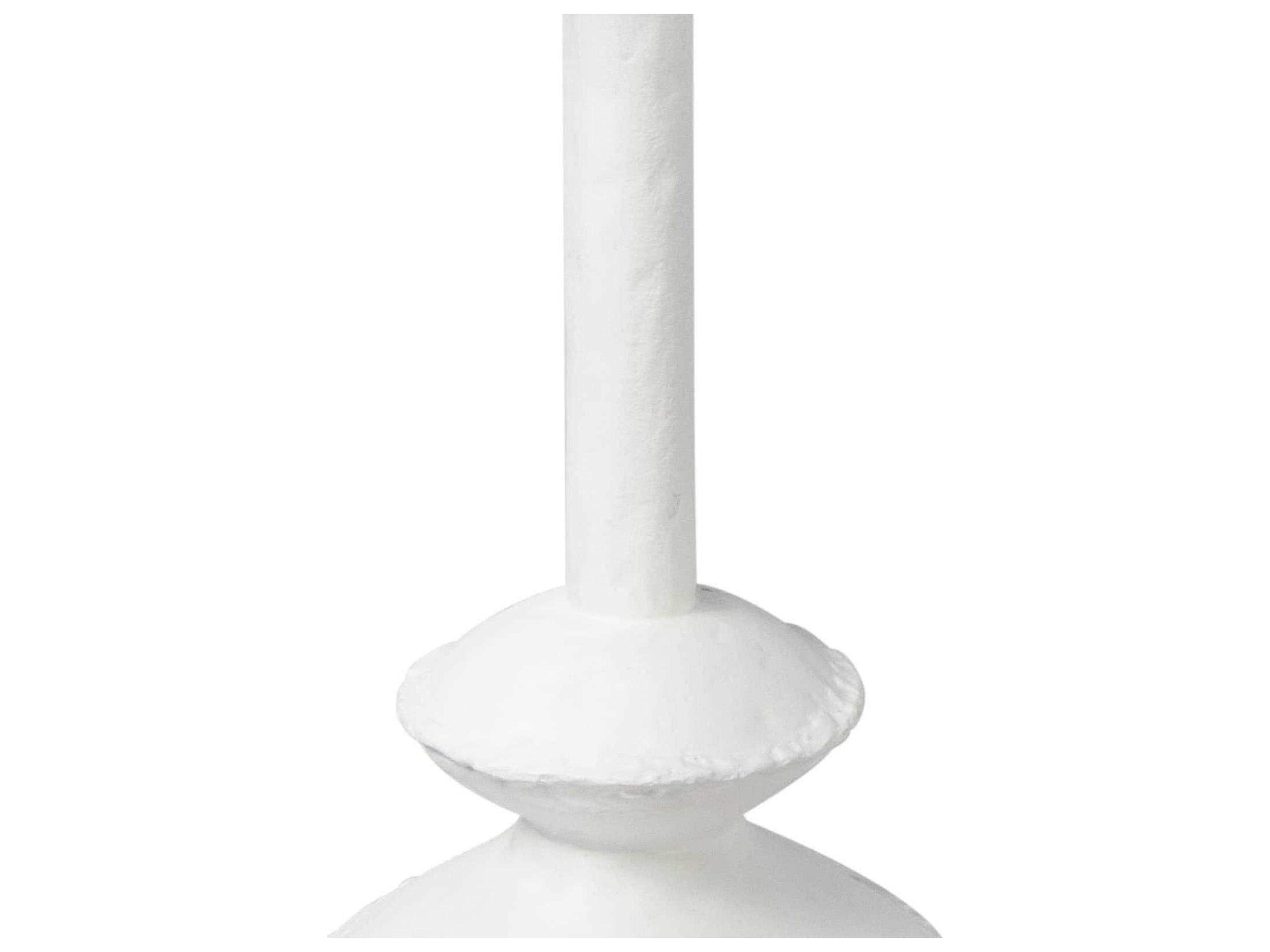 Regina Andrew Hope Round Metal White End Table