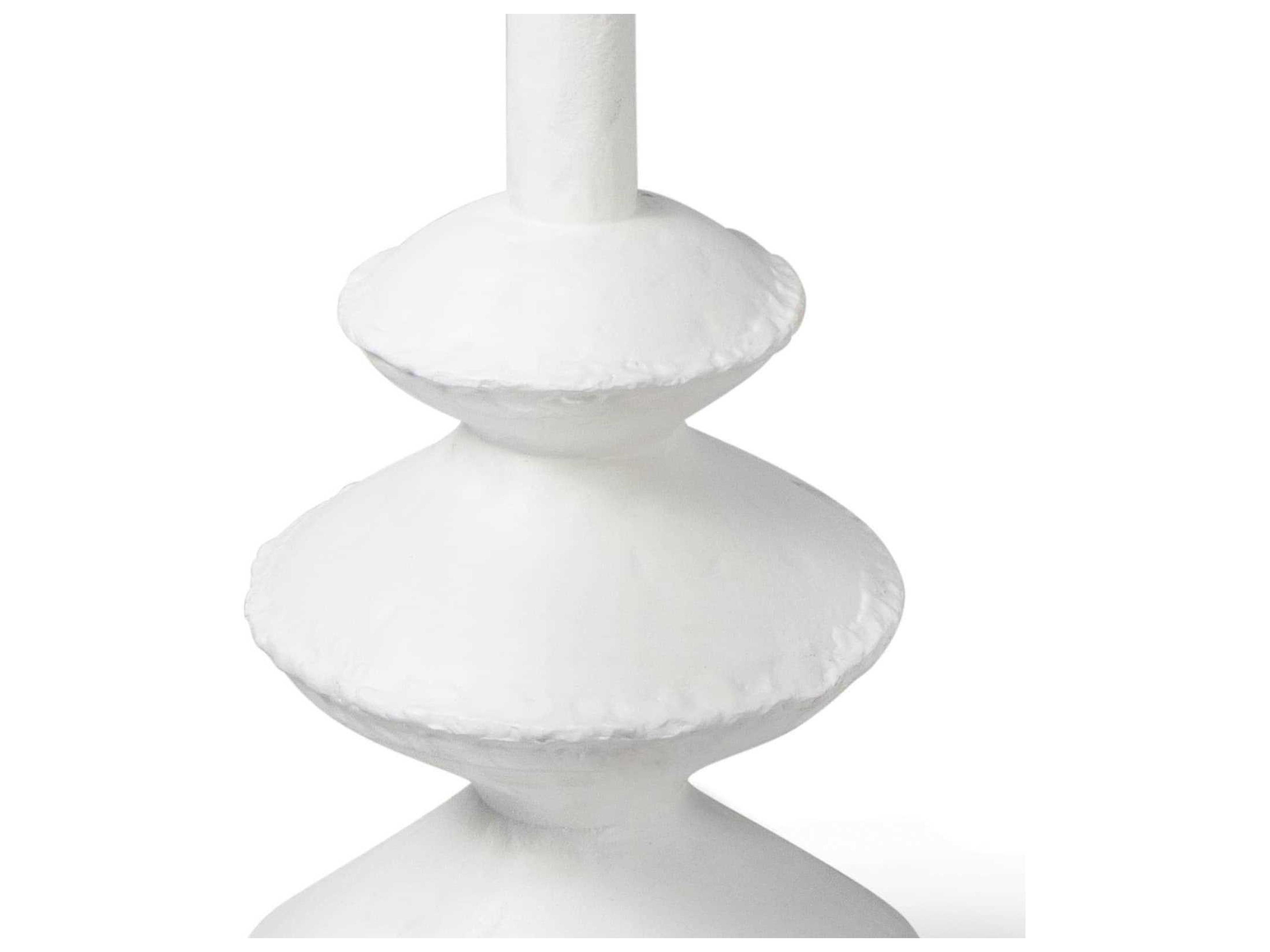 Regina Andrew Hope Round Metal White End Table