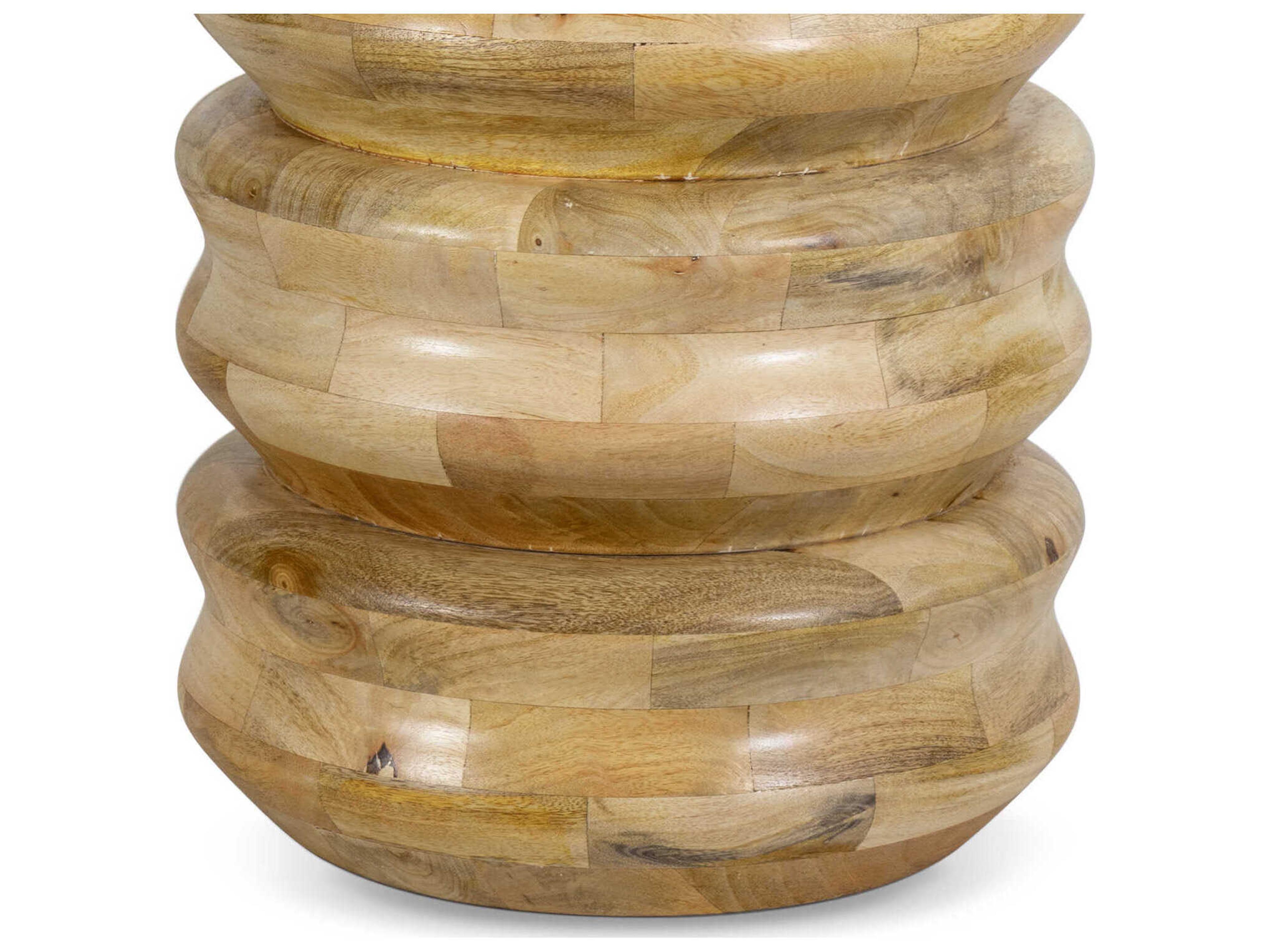 Regina Andrew Aria Round Wood Natural End Table