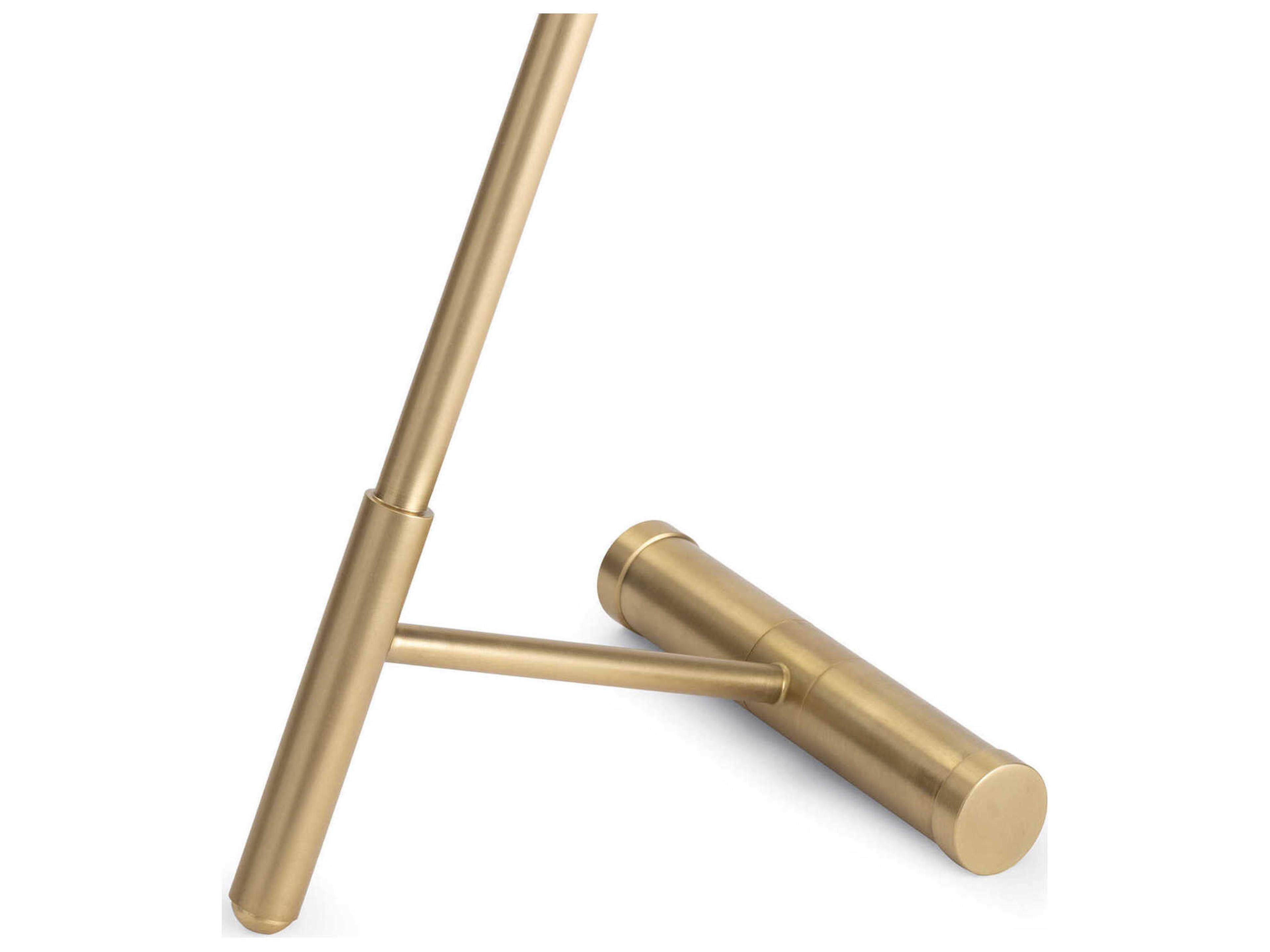 Regina Andrew Spyder Round Marble Natural Brass End Table