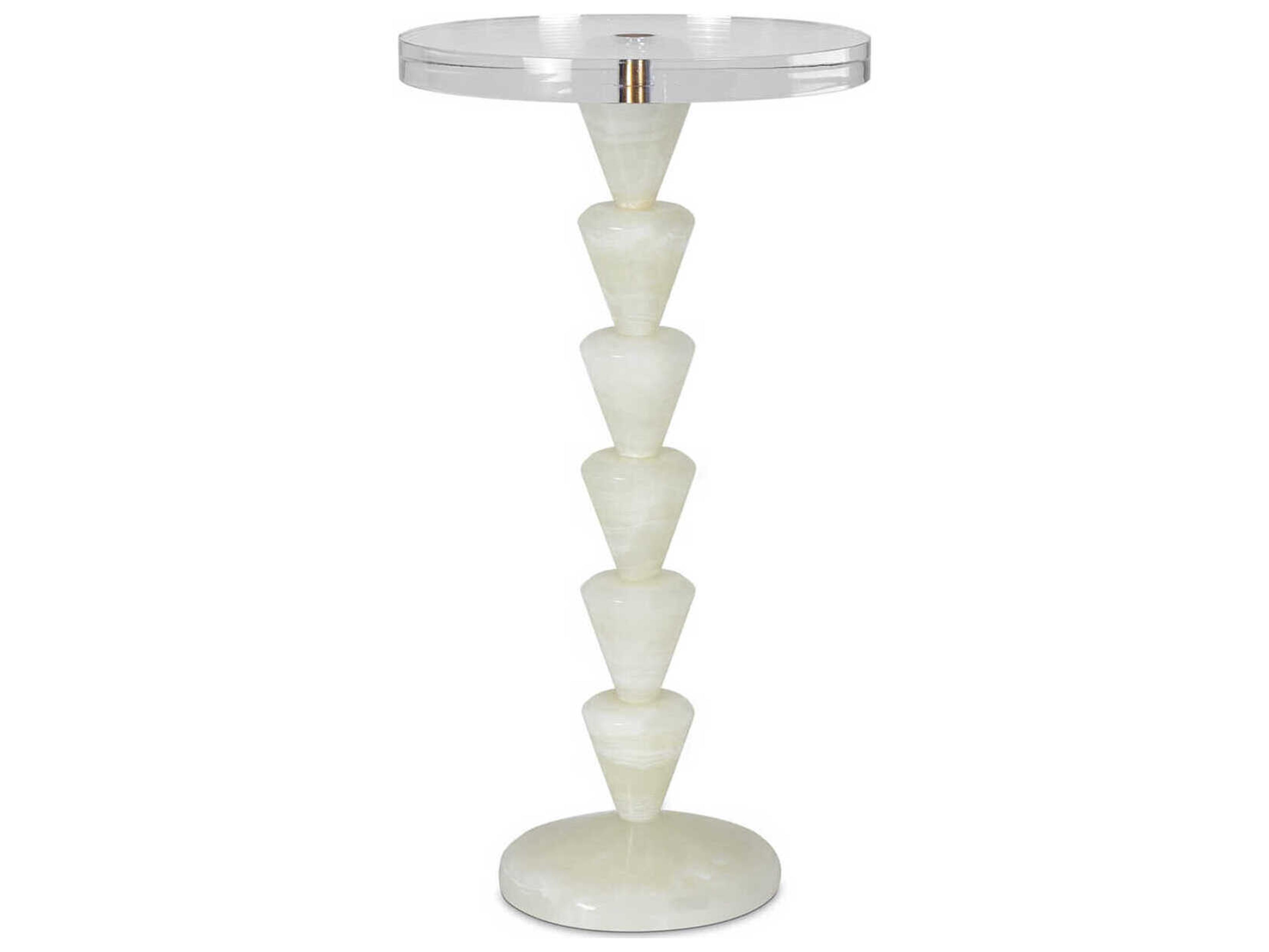 Regina Andrew Patricia Round Natural End Table