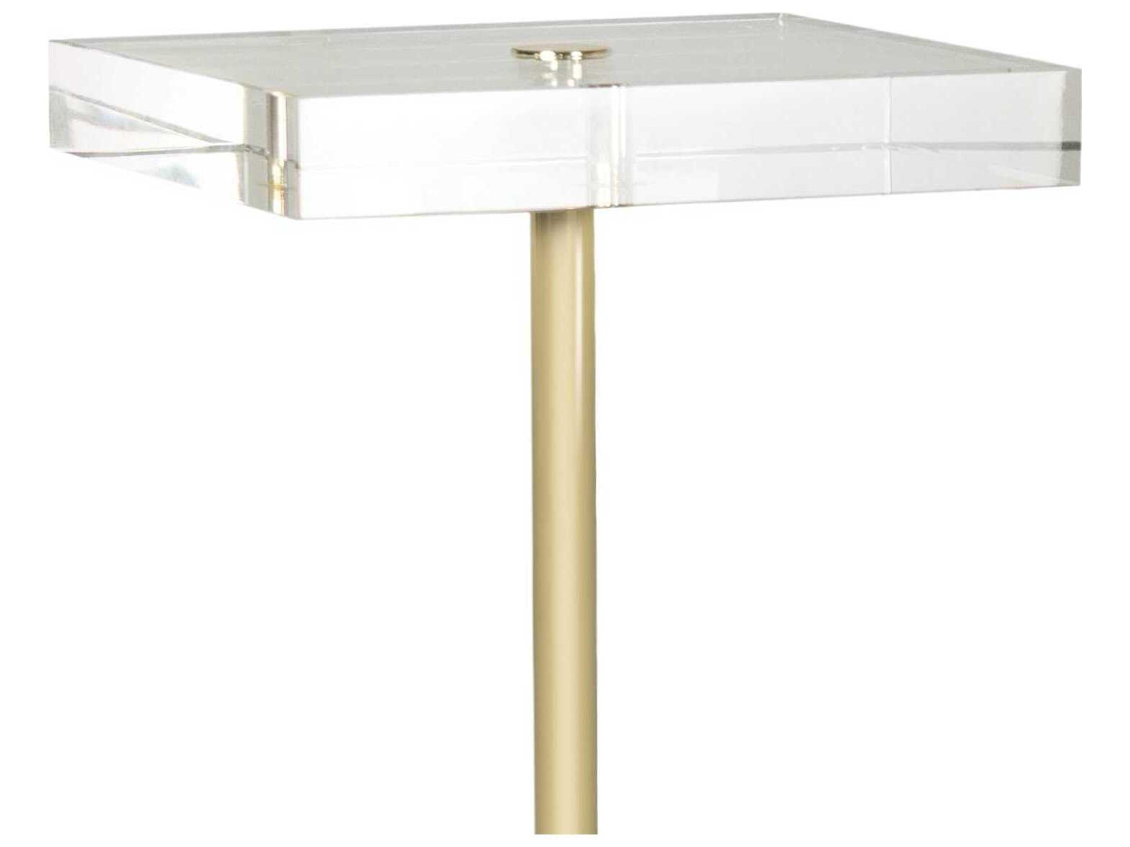 Regina Andrew Adeline Square Gold End Table