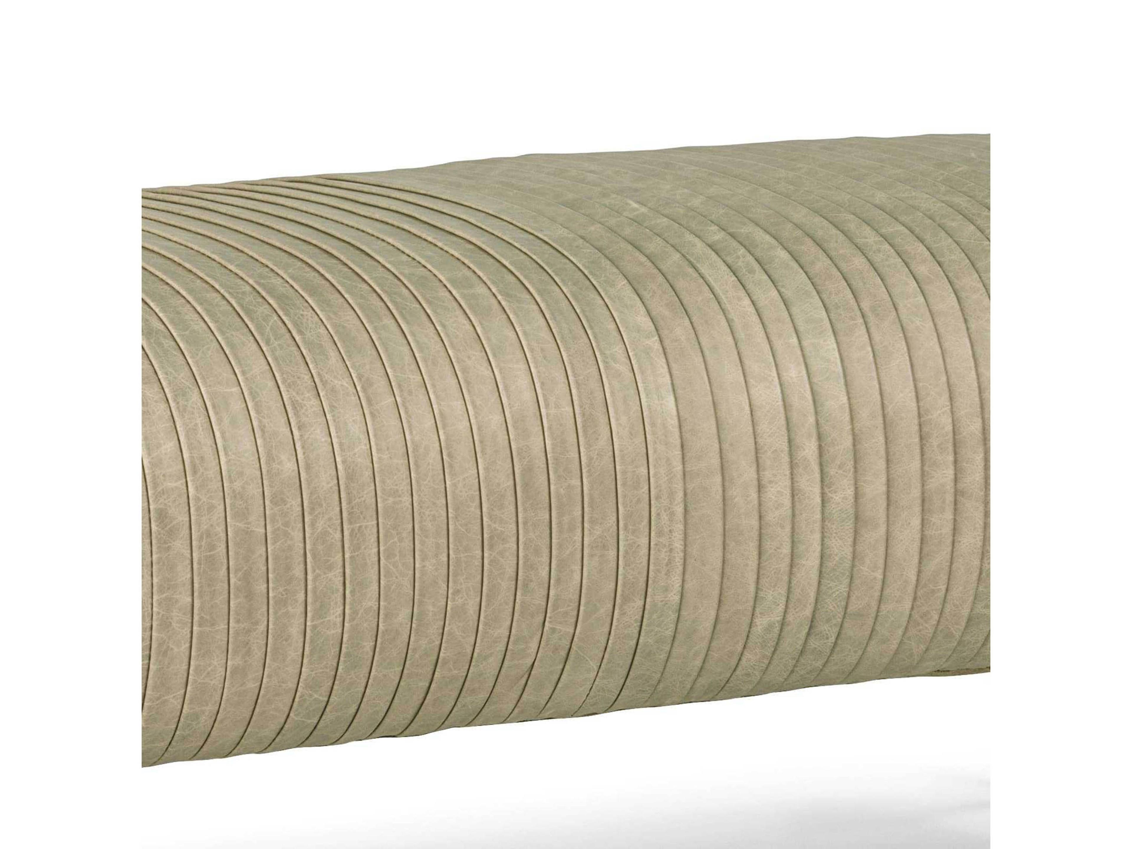 Regina Andrew Beretta Cappuccino Beige Leather Accent Bench