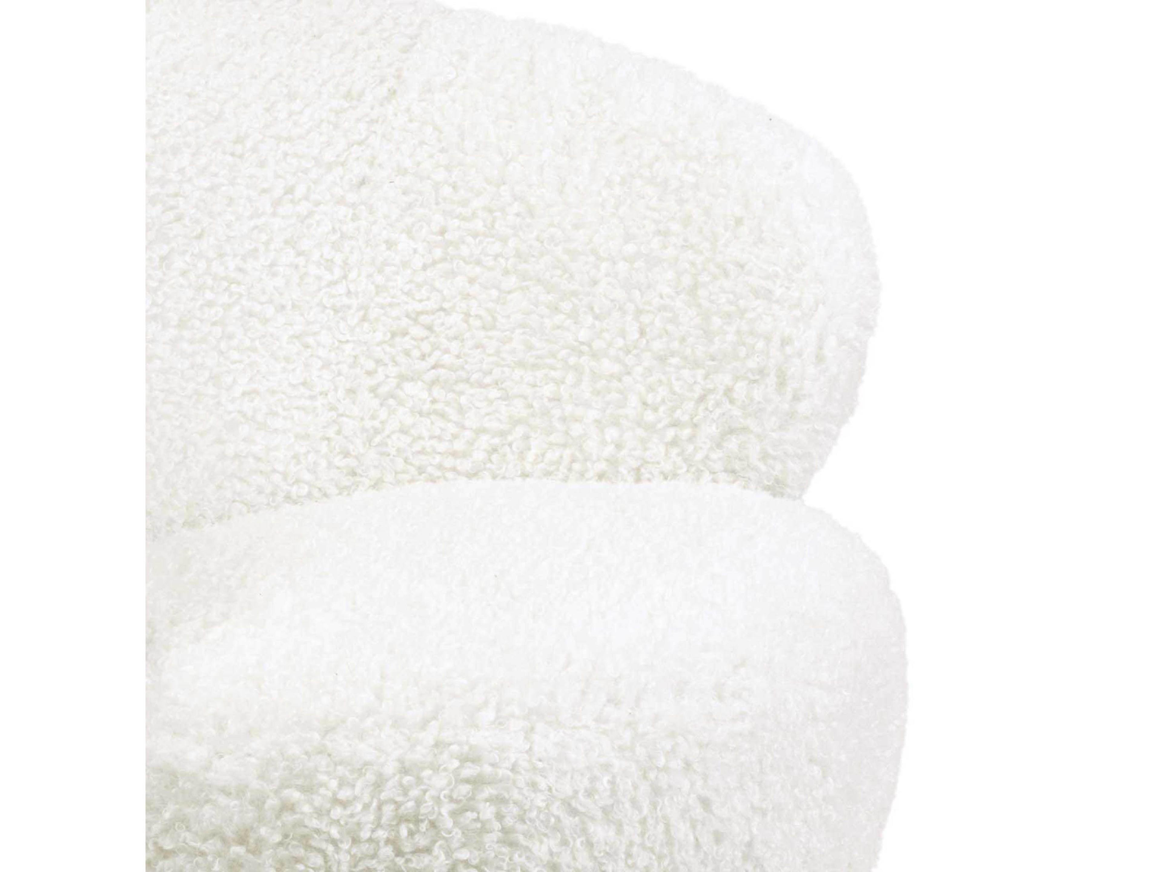 Regina Andrew Swivel White Fabric Accent Chair