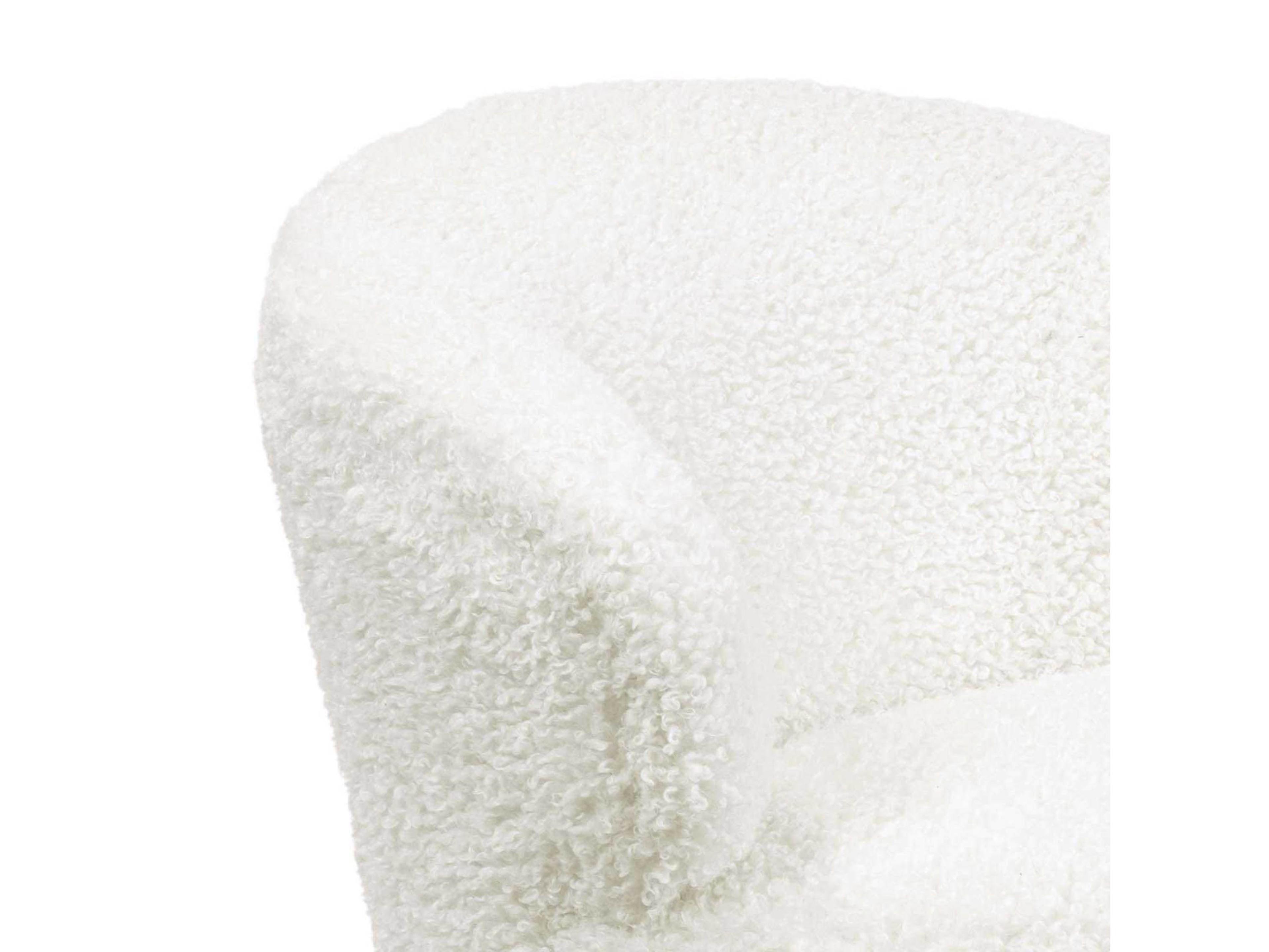 Regina Andrew Swivel White Fabric Accent Chair