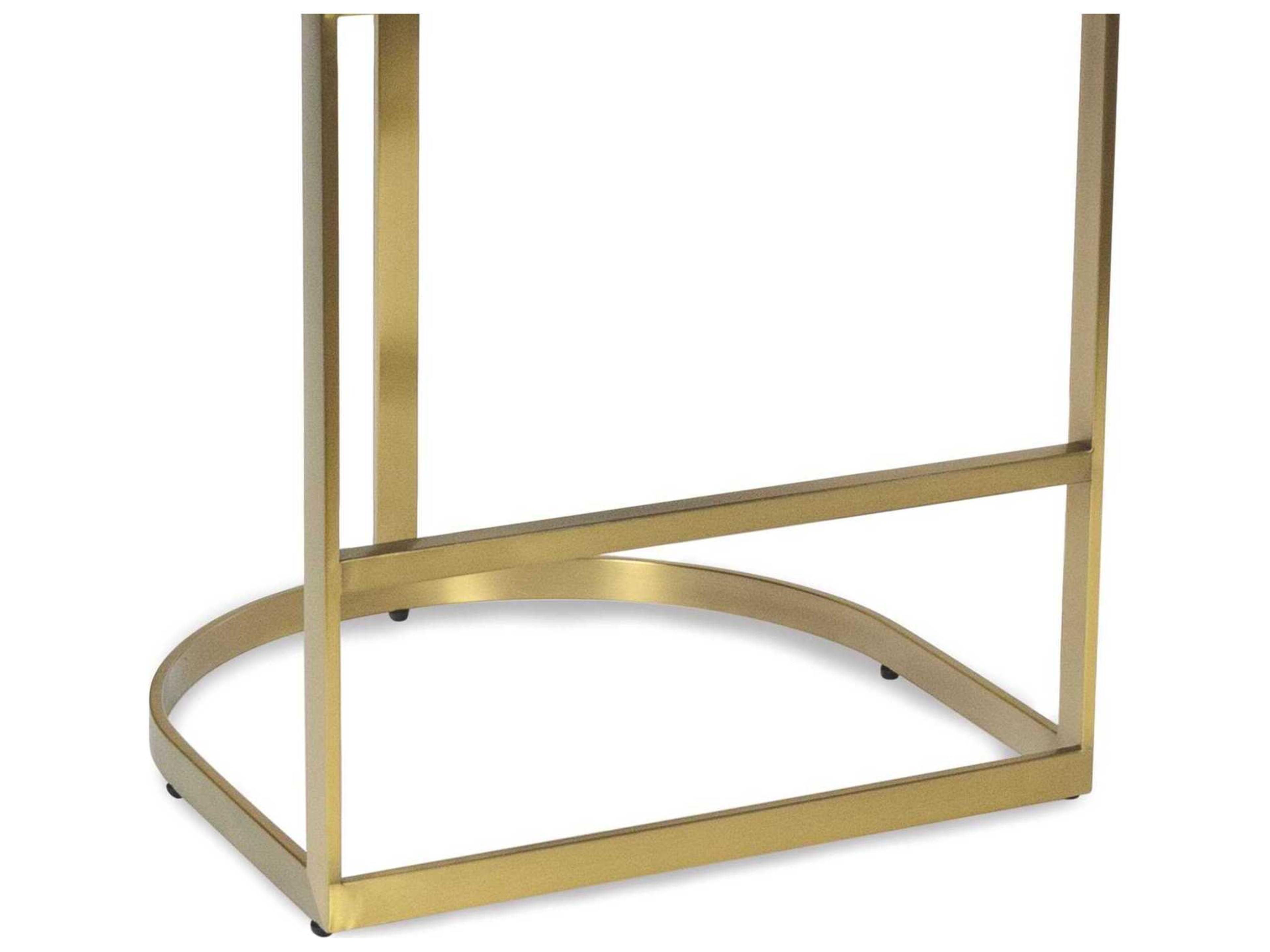 Regina Andrew Owen Black Leather Counter Stool