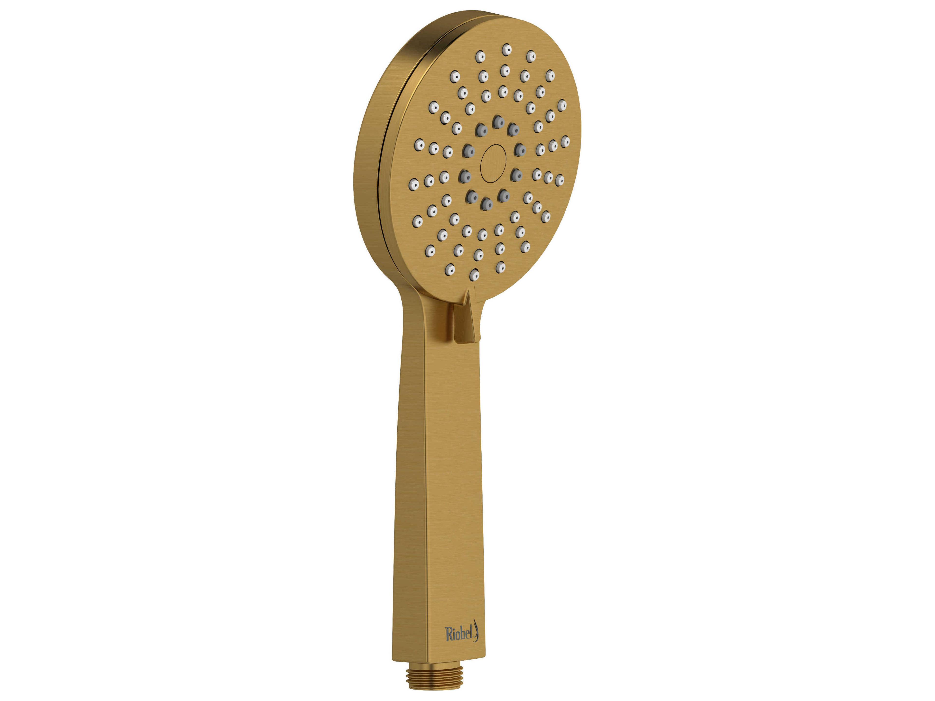 Brushed Gold 3-Function WaterSense Handshower