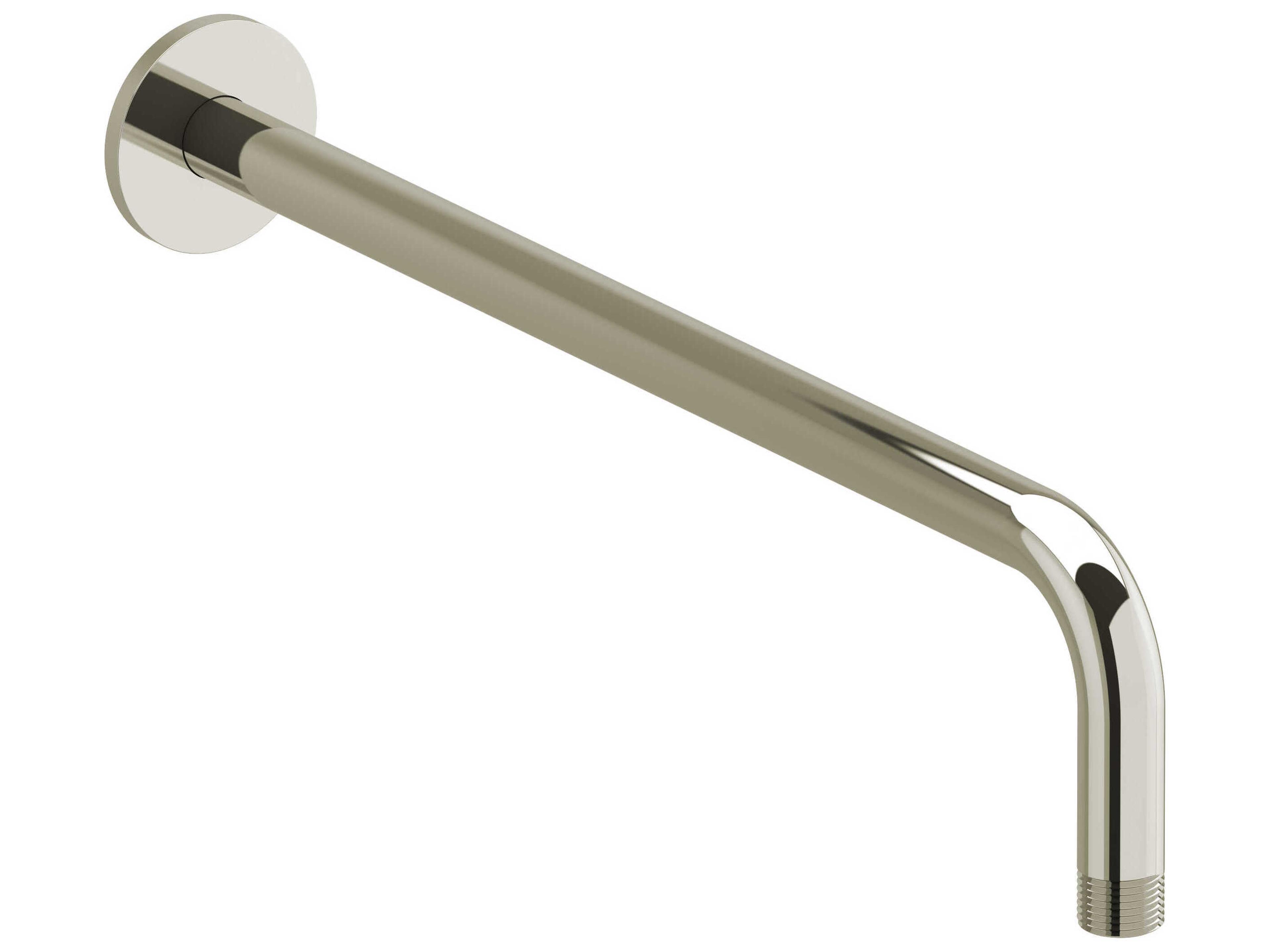 Polished Nickel Reach Wall Mount Shower Arm