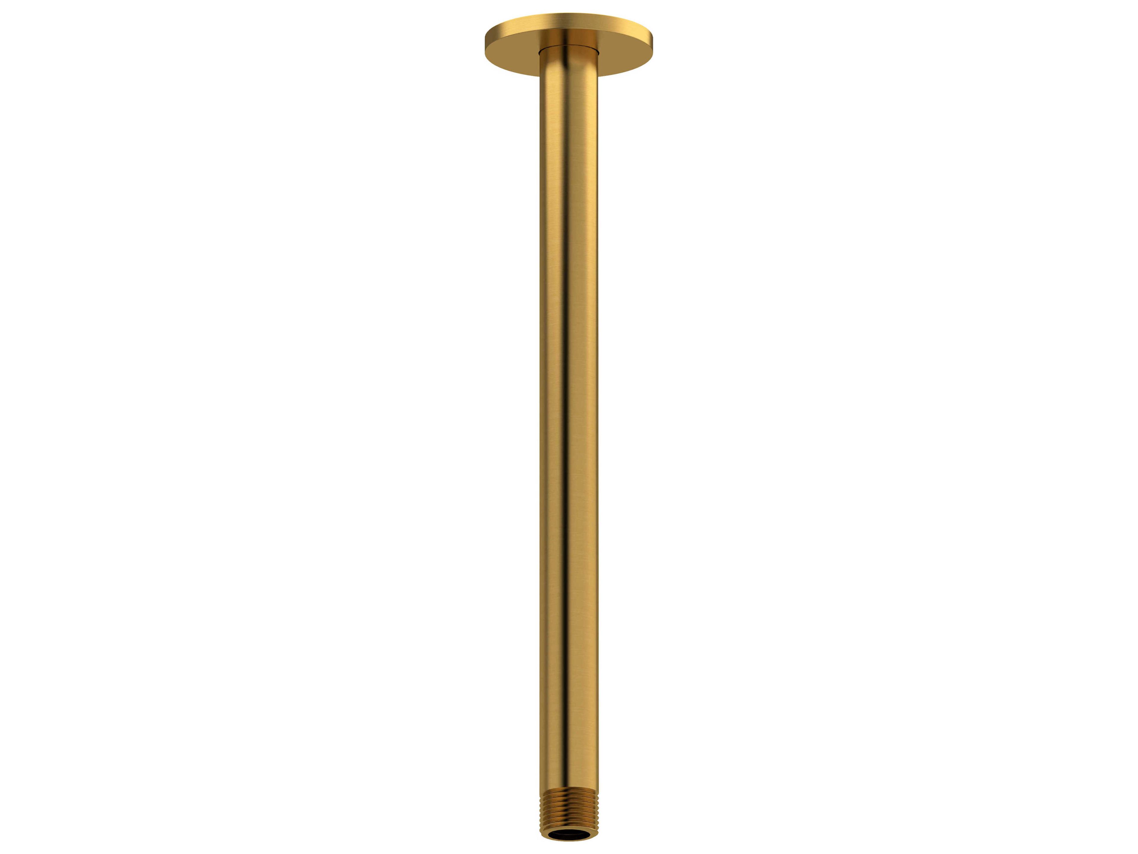 Riobel Brushed Gold Ceiling Mount Shower Arm