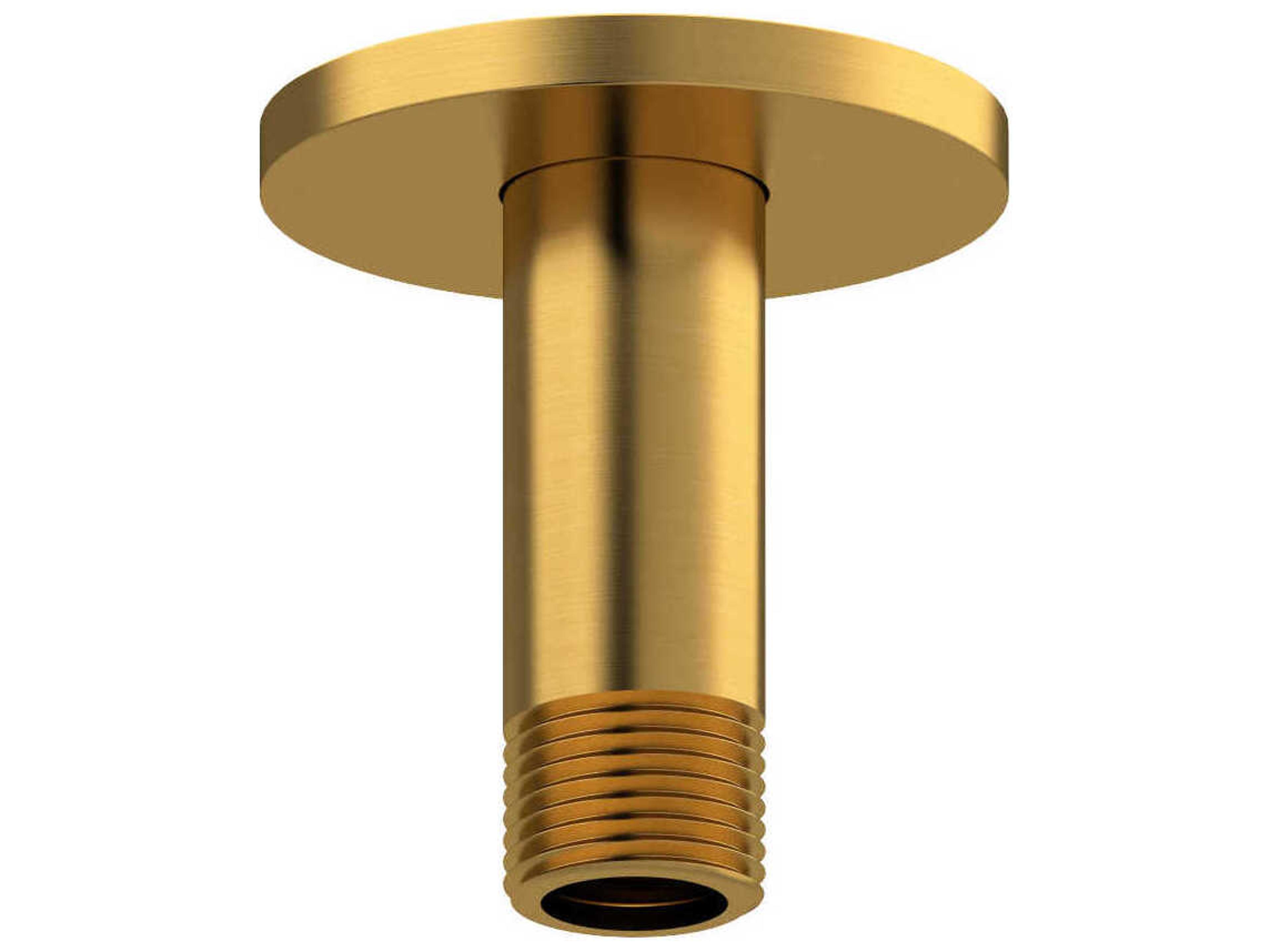 Riobel Brushed Gold Ceiling Mount Shower Arm
