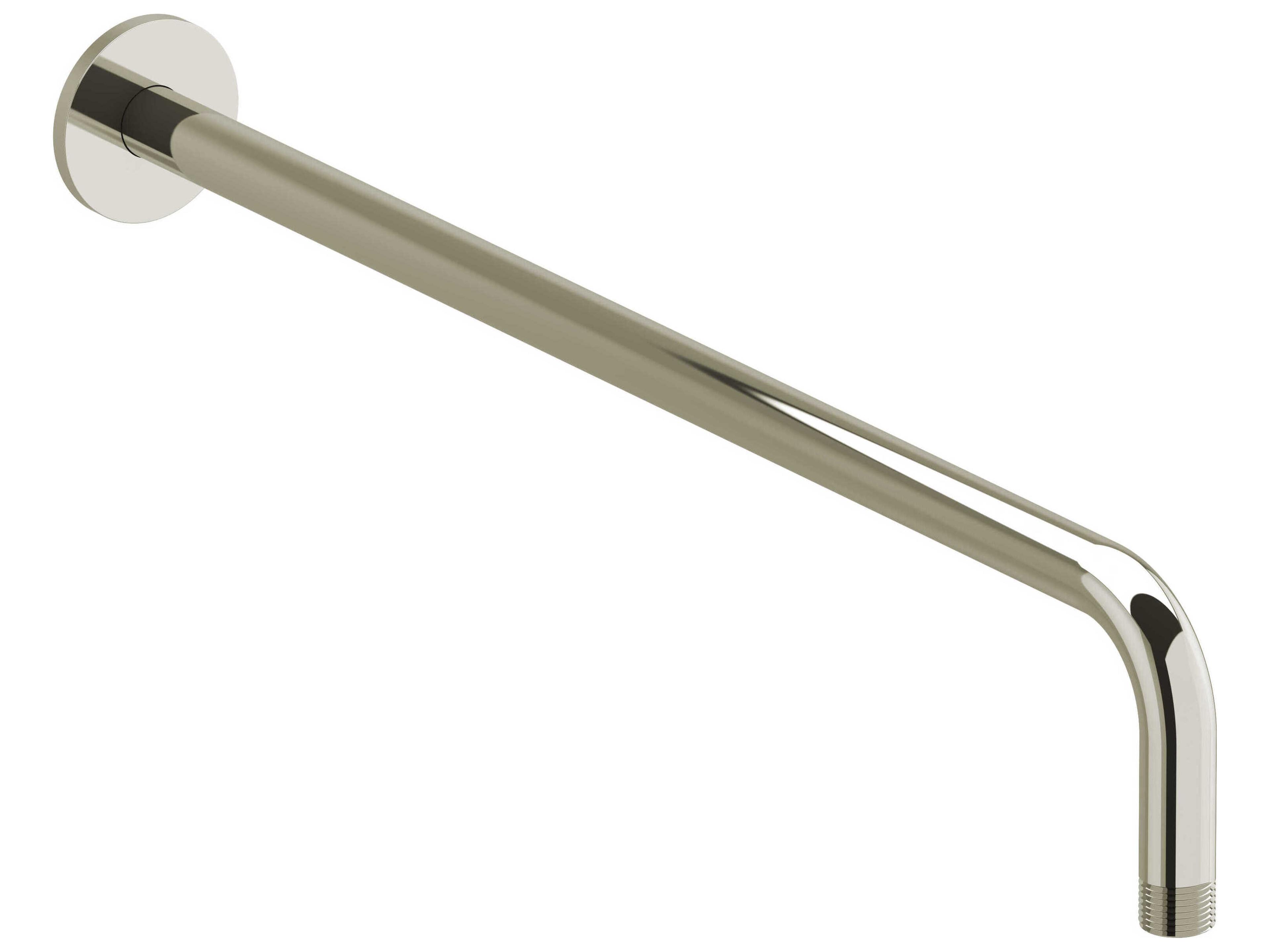 Polished Nickel Reach Wall Mount Shower Arm