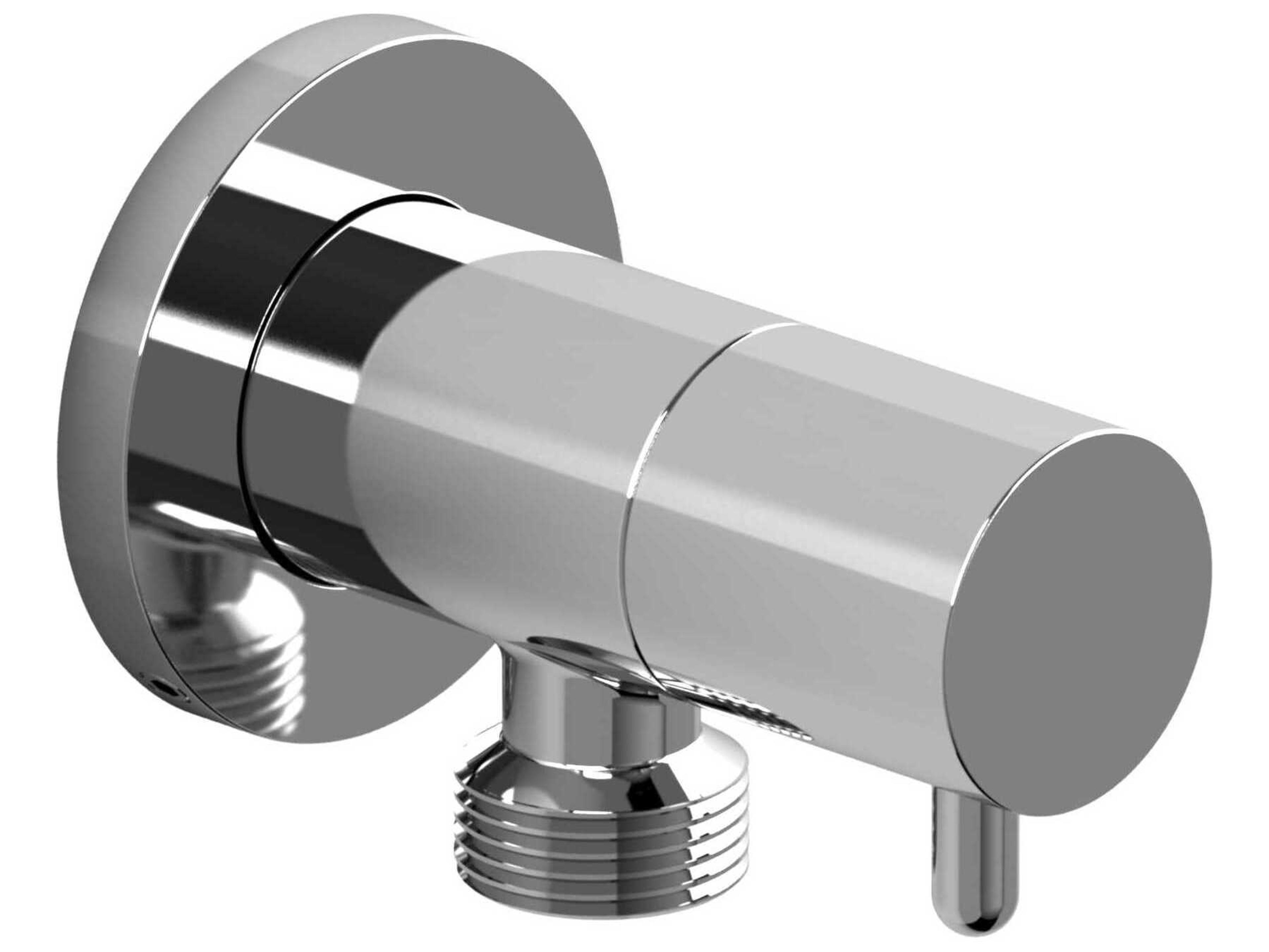 Chrome Handshower Outlet with Integrated Volume Control