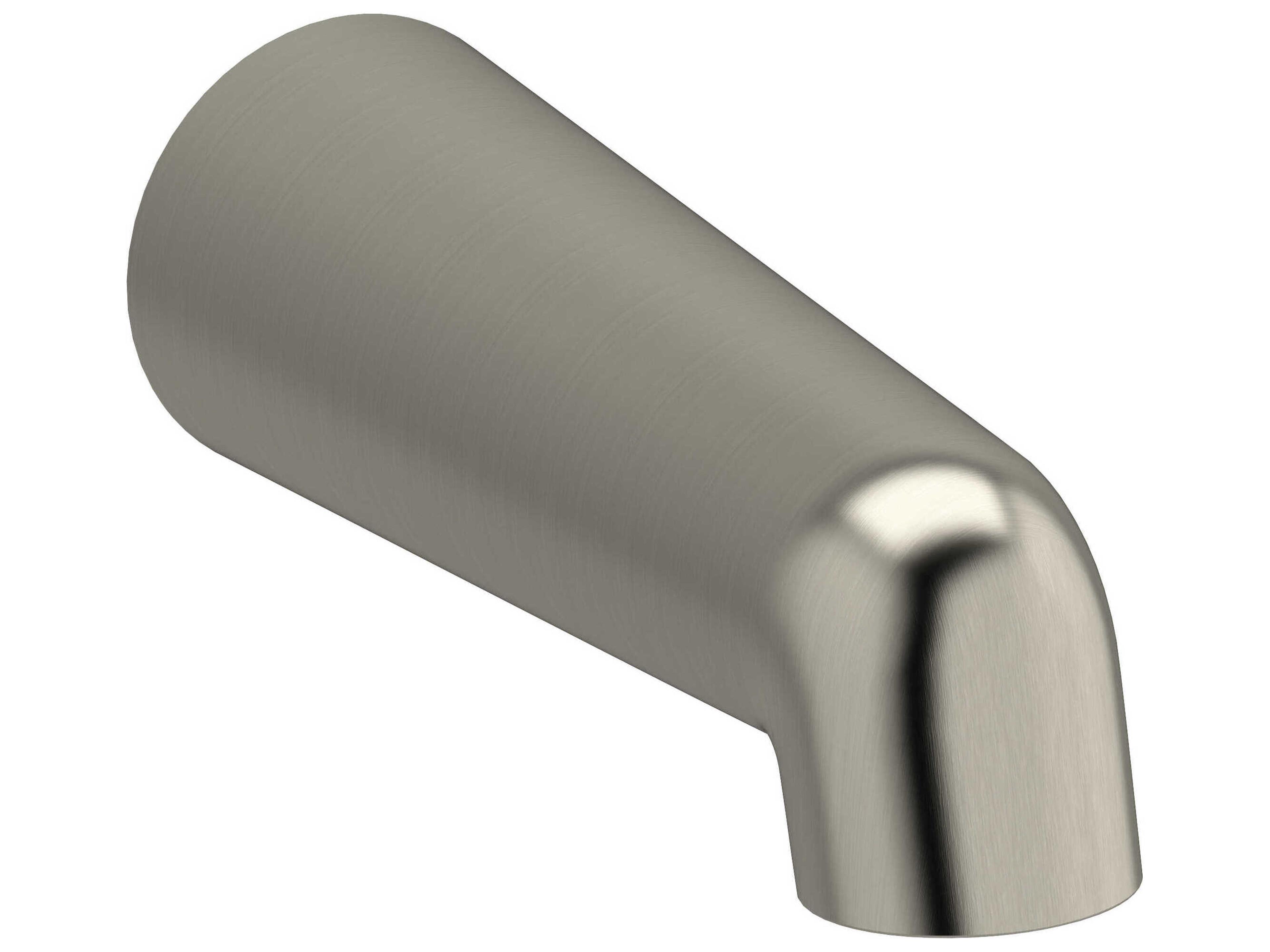 Brushed Nickel Wall-Mount Tub Spout