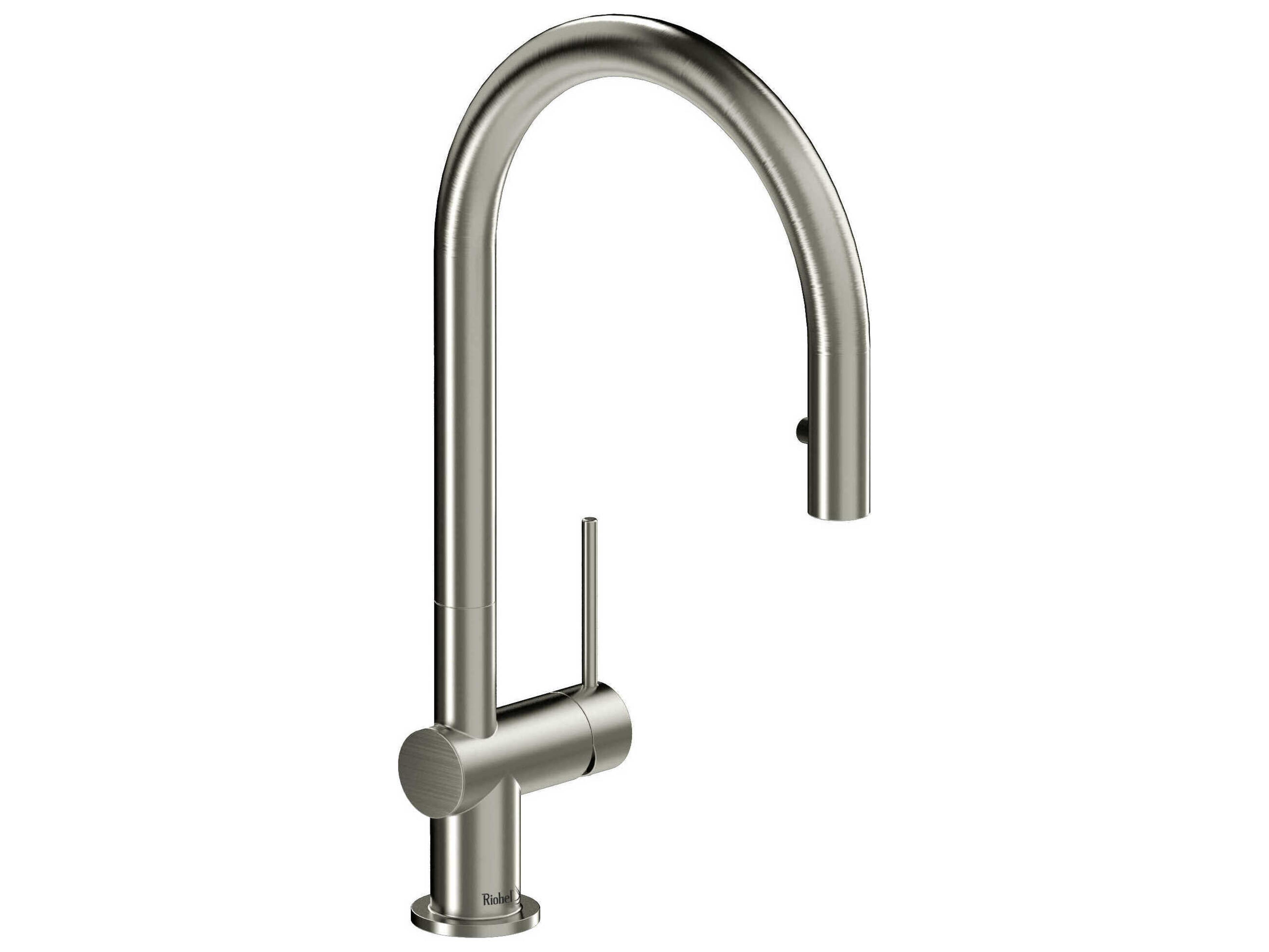 Azure Stainless Steel Pull-Down Kitchen Faucet with Single Spray