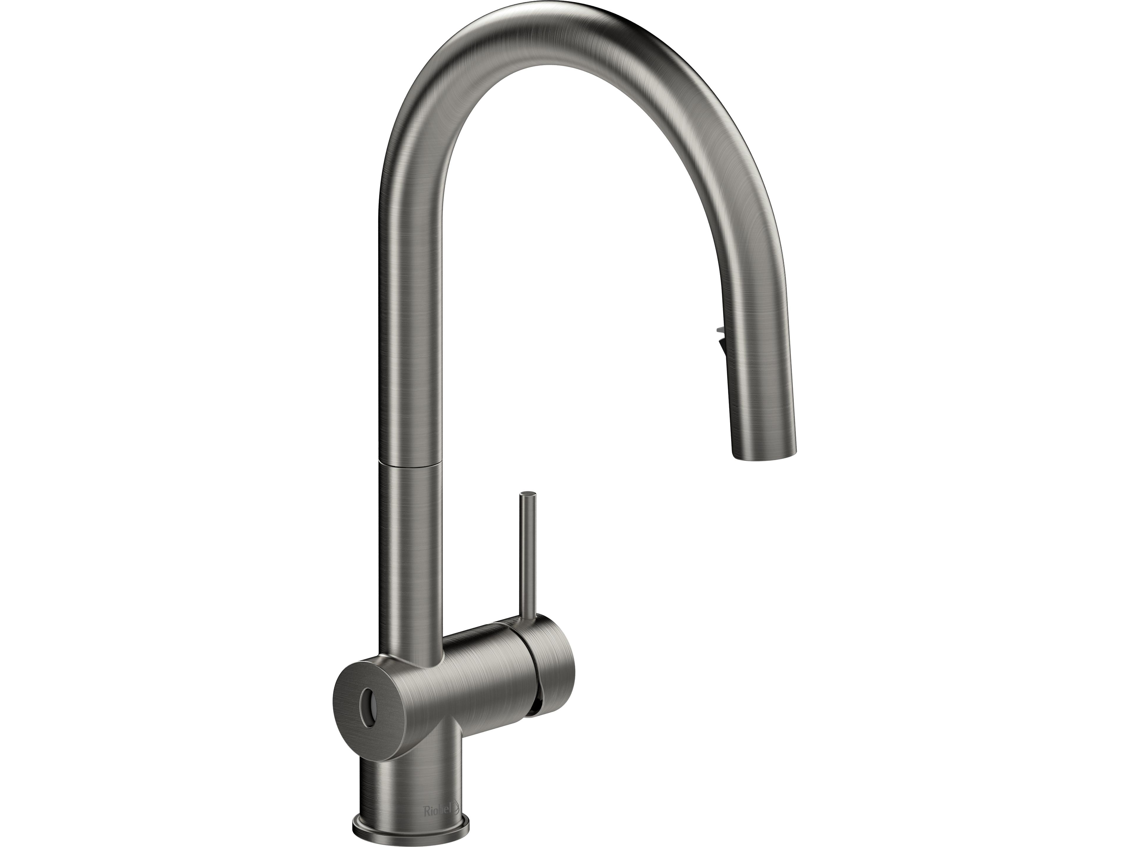 Azure Pull-Down Touchless Kitchen Faucet with C-Spout