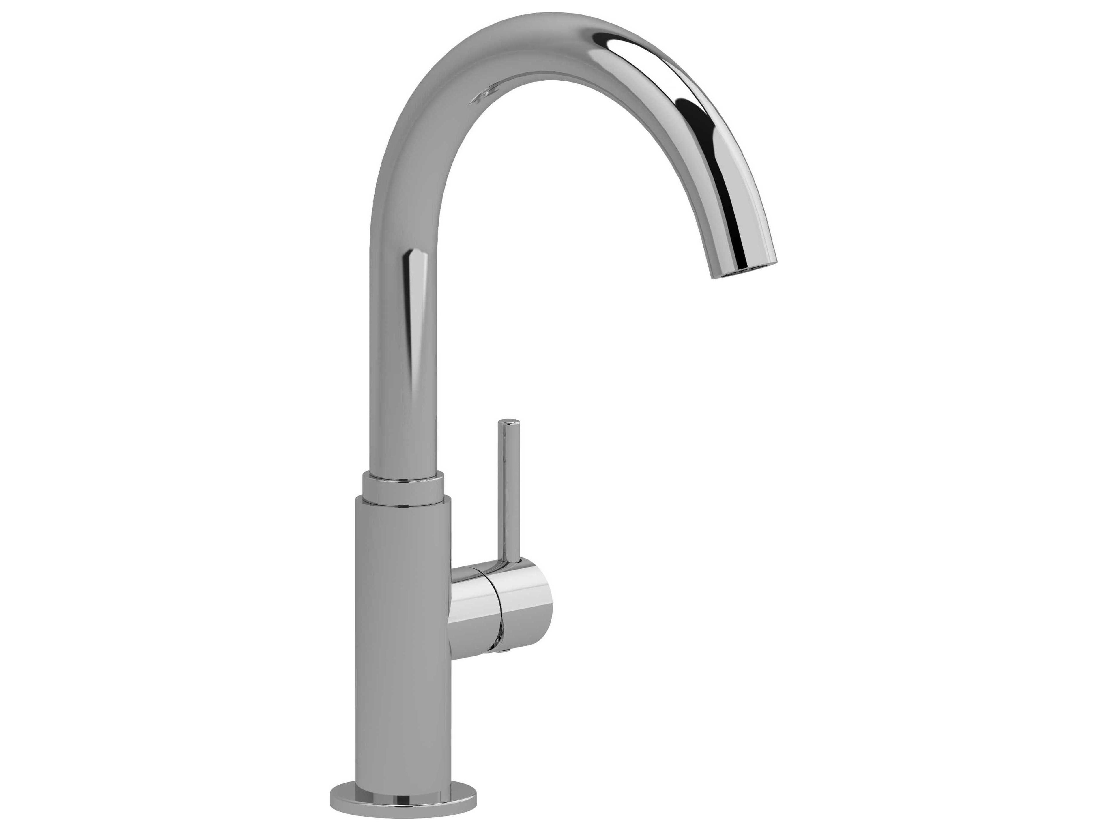 Azure Chrome Food Prep Kitchen Faucet with C-Spout