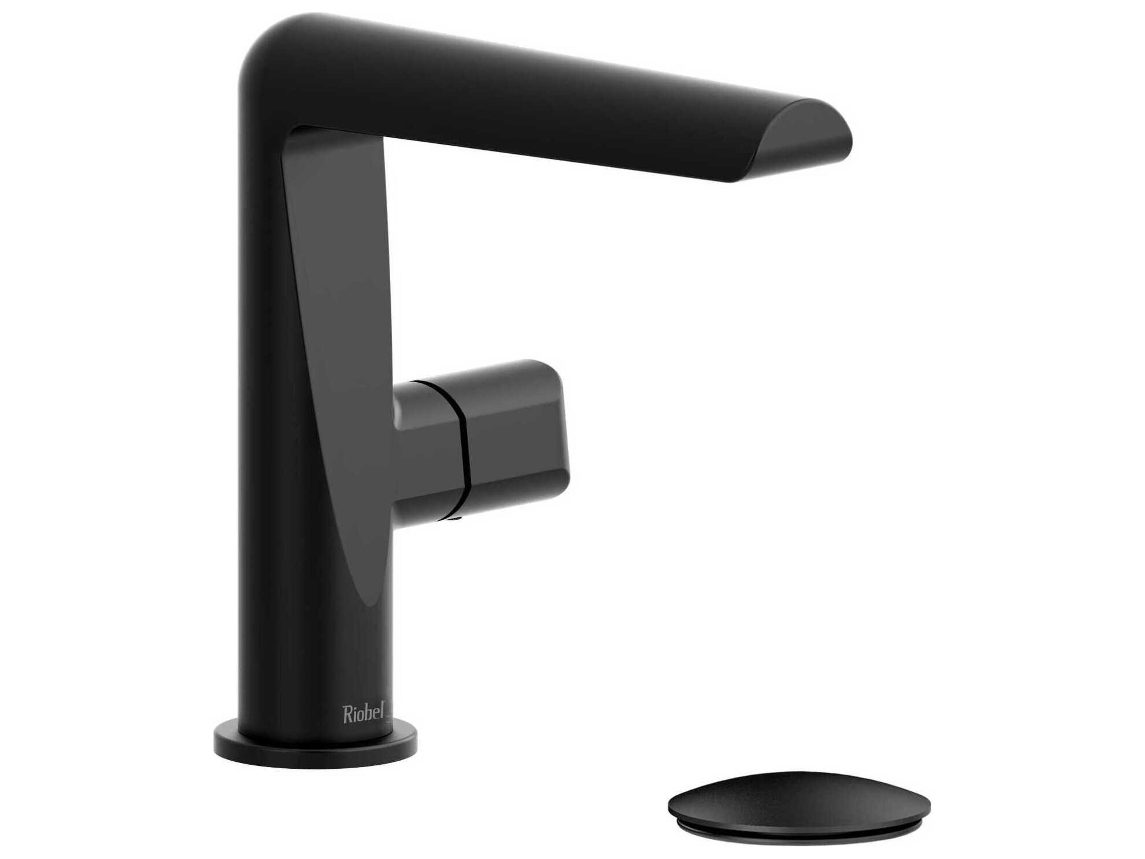 Parabola Black Single Handle Lavatory Faucet