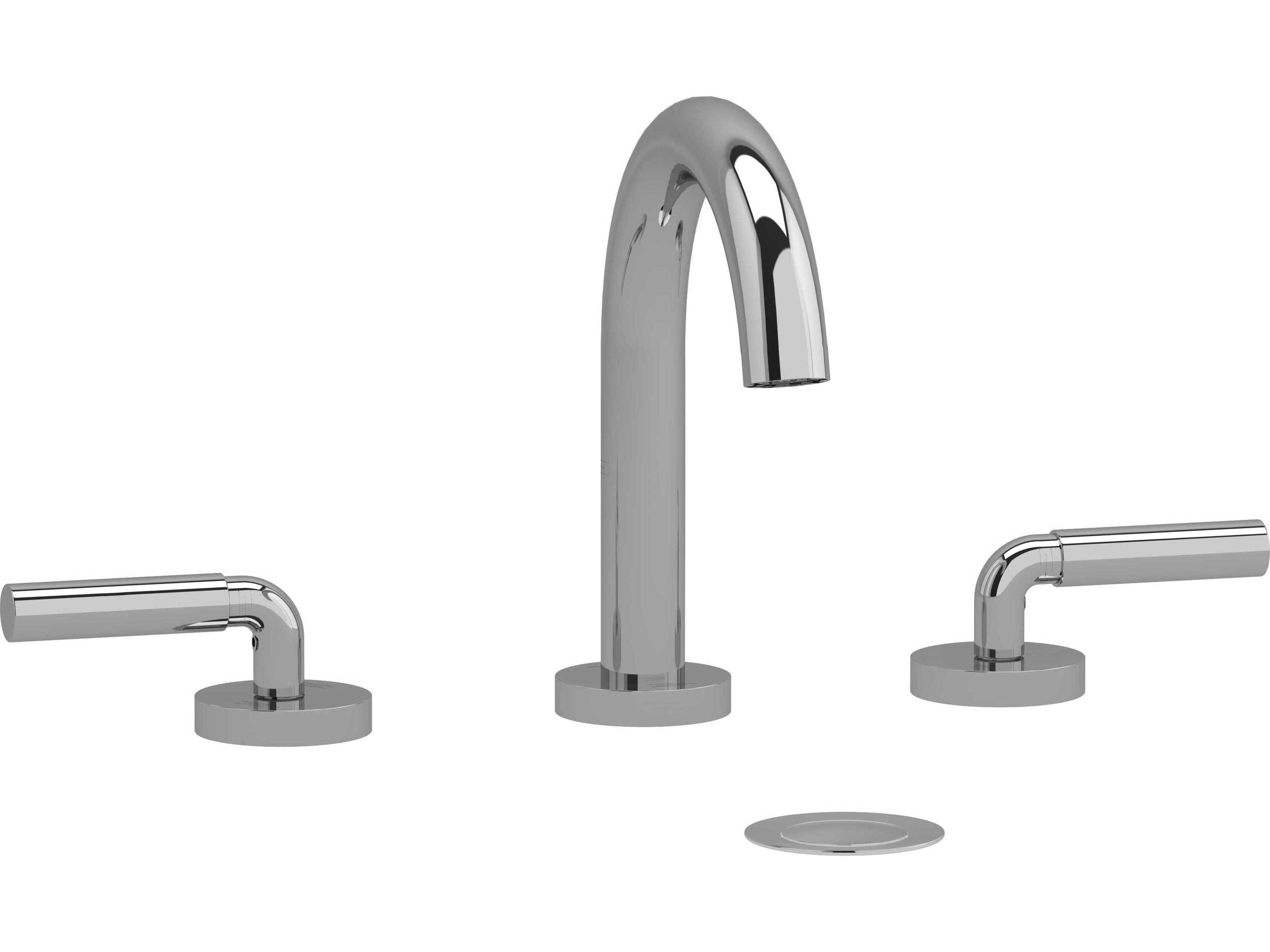 Riu Chrome Widespread Lavatory Faucet with C-Spout
