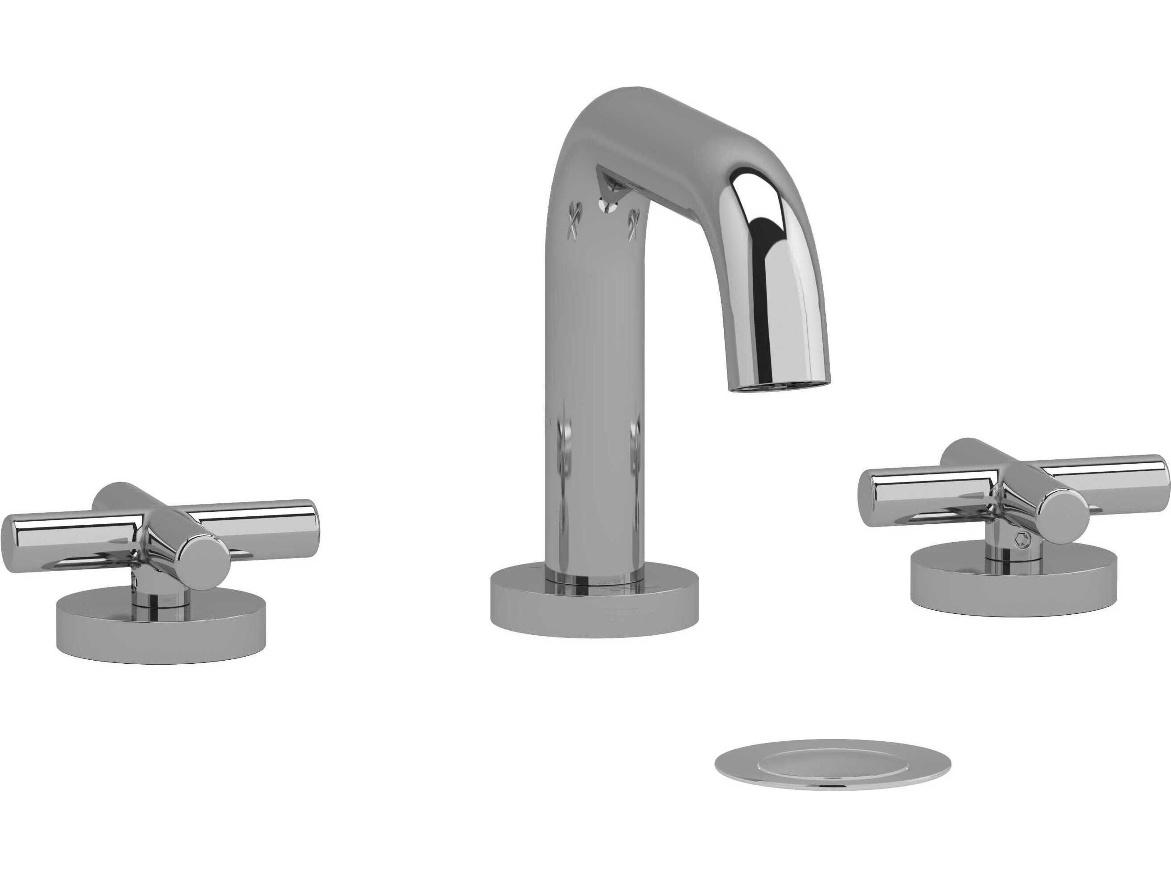 Riu Chrome Widespread Lavatory Faucet with U-Spout
