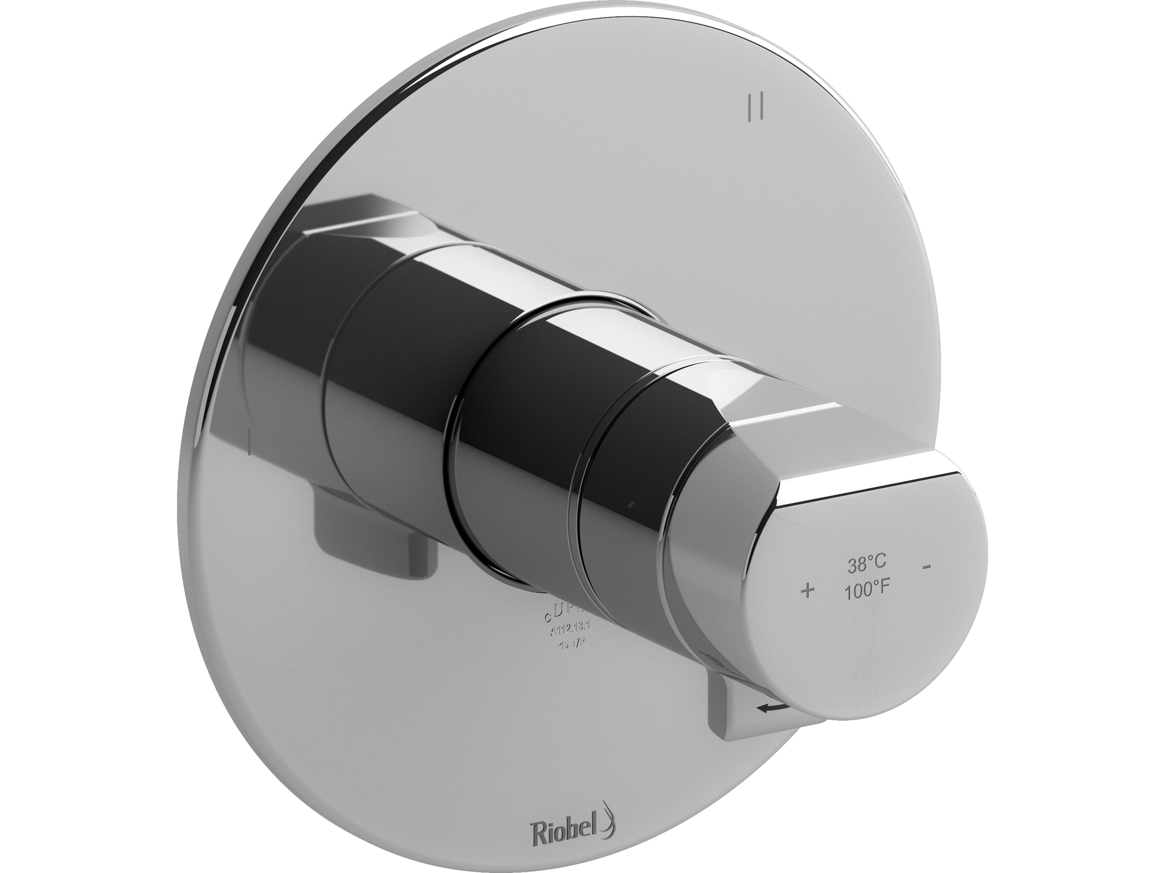 Parabola 1/2 Thermostatic and  Pressure Balance Trim with up to 5 Functions