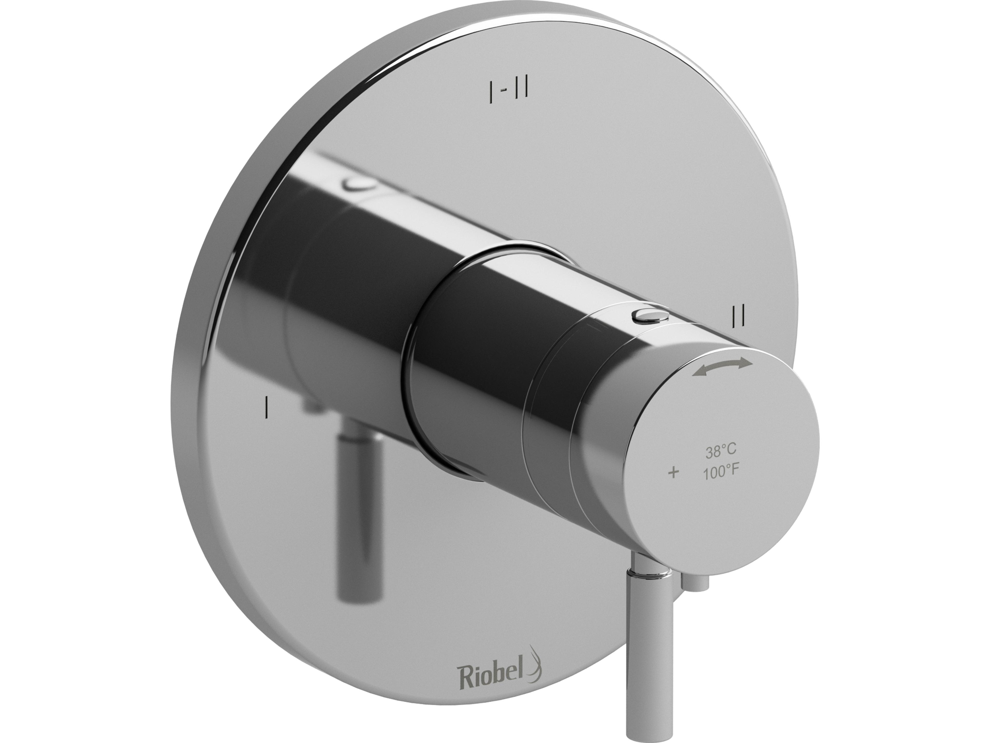 Riu 2-way Type T/P Thermostatic/pressure Balance Coaxial Valve Trim