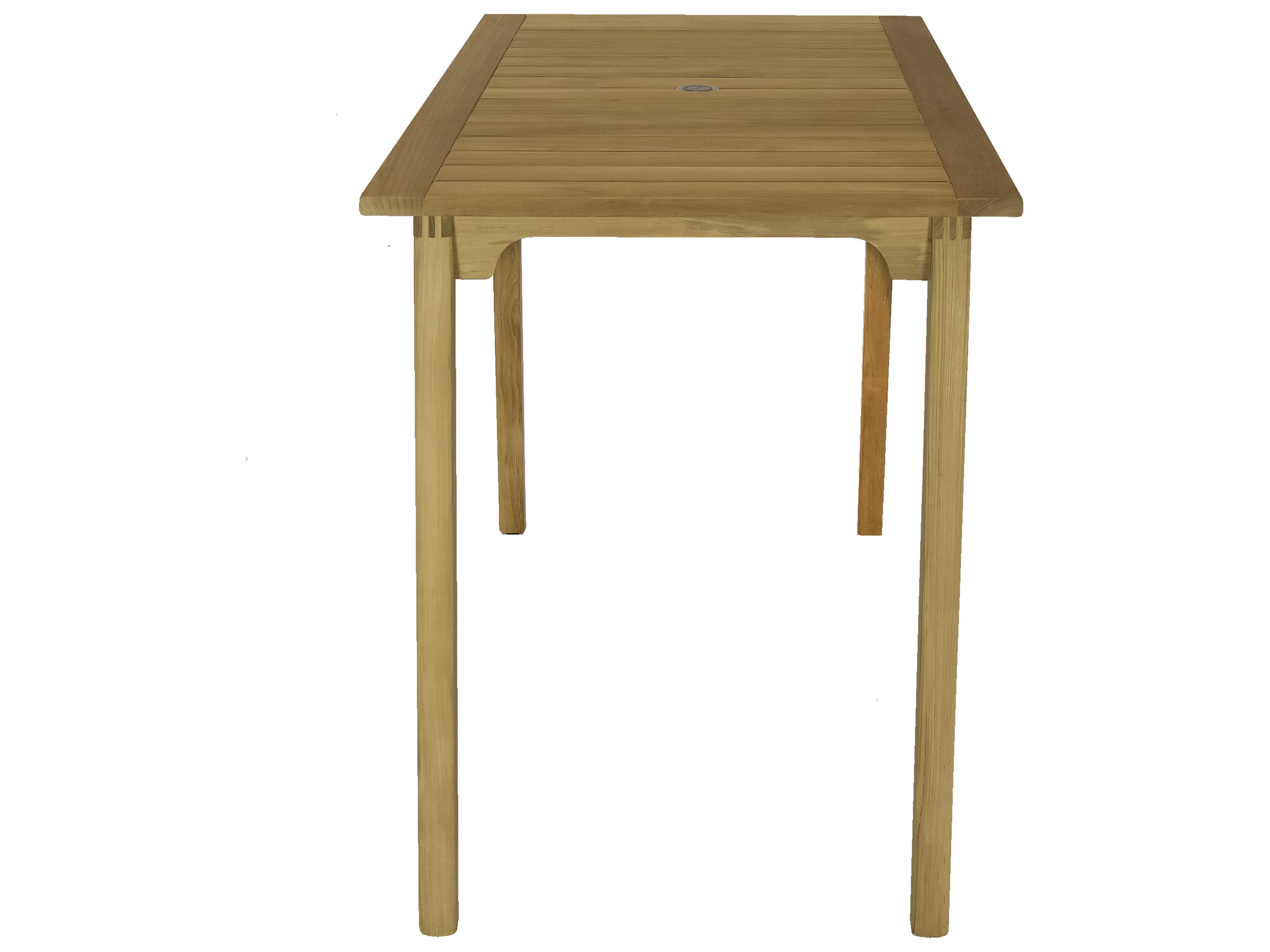 Royal Teak Collection Admiral Rectangular Outdoor Bar Table