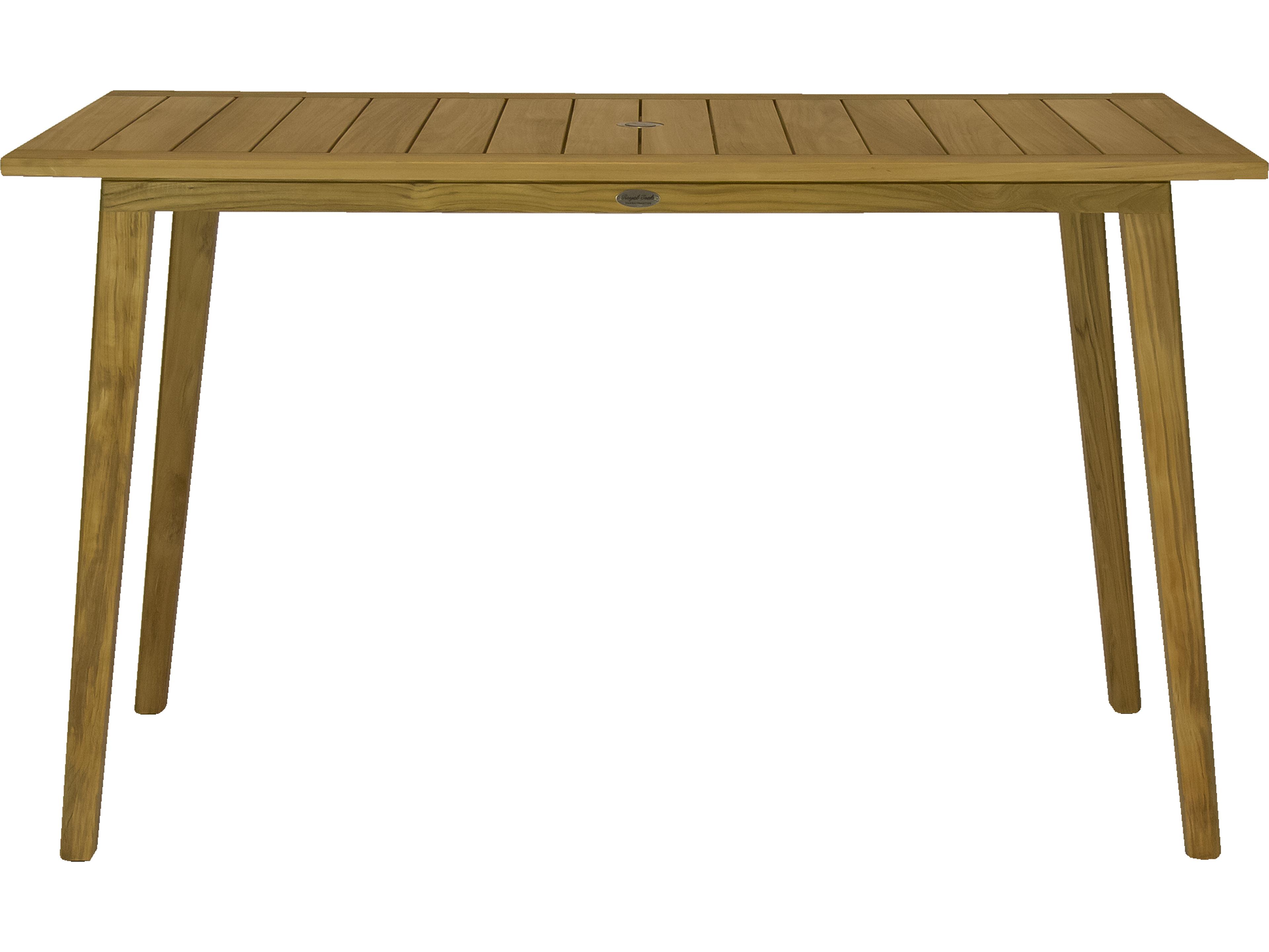 Royal Teak Collection Admiral Rectangular Outdoor Bar Table