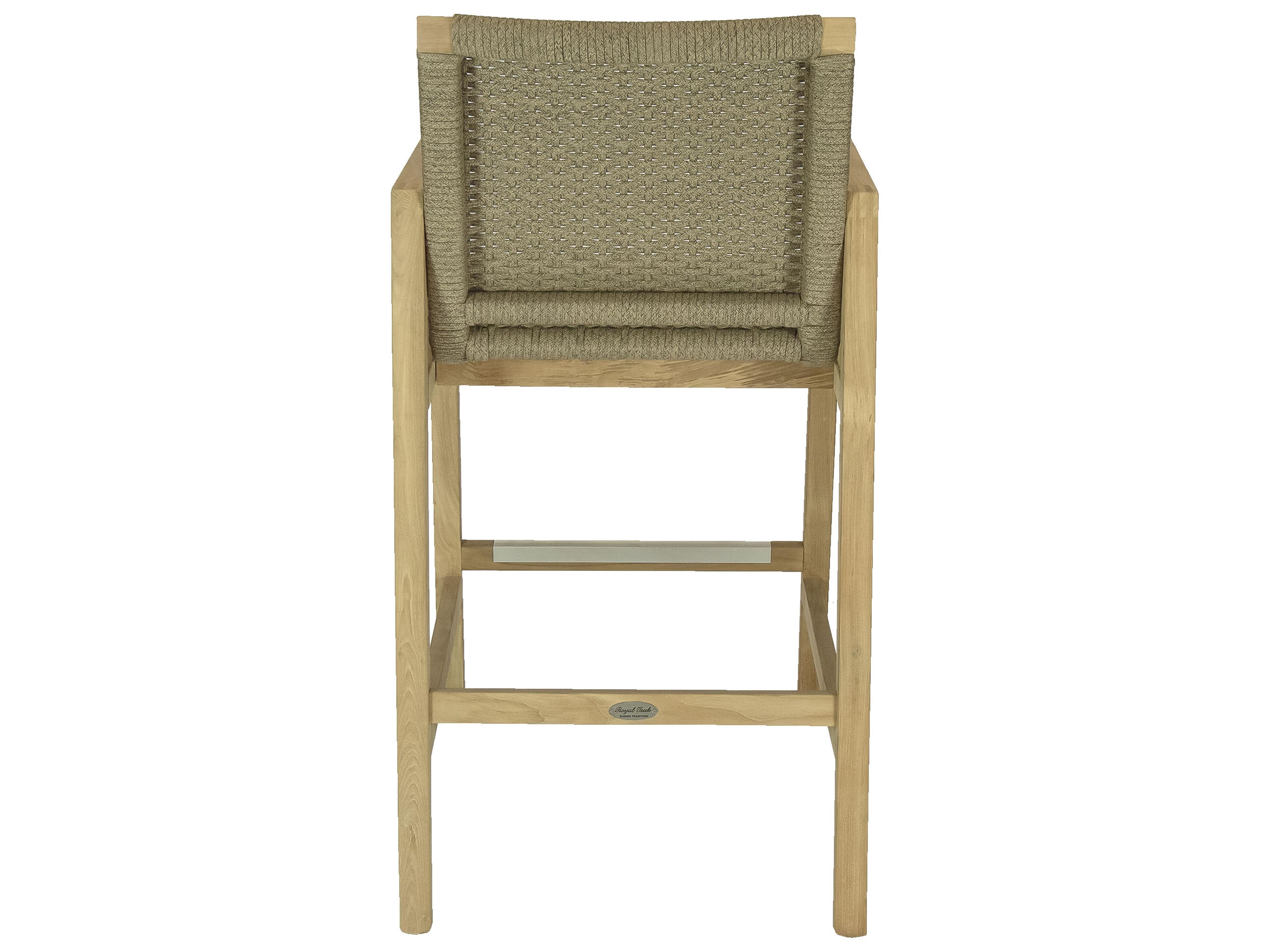 Royal Teak Collection Admiral Counter Height Arm Chair