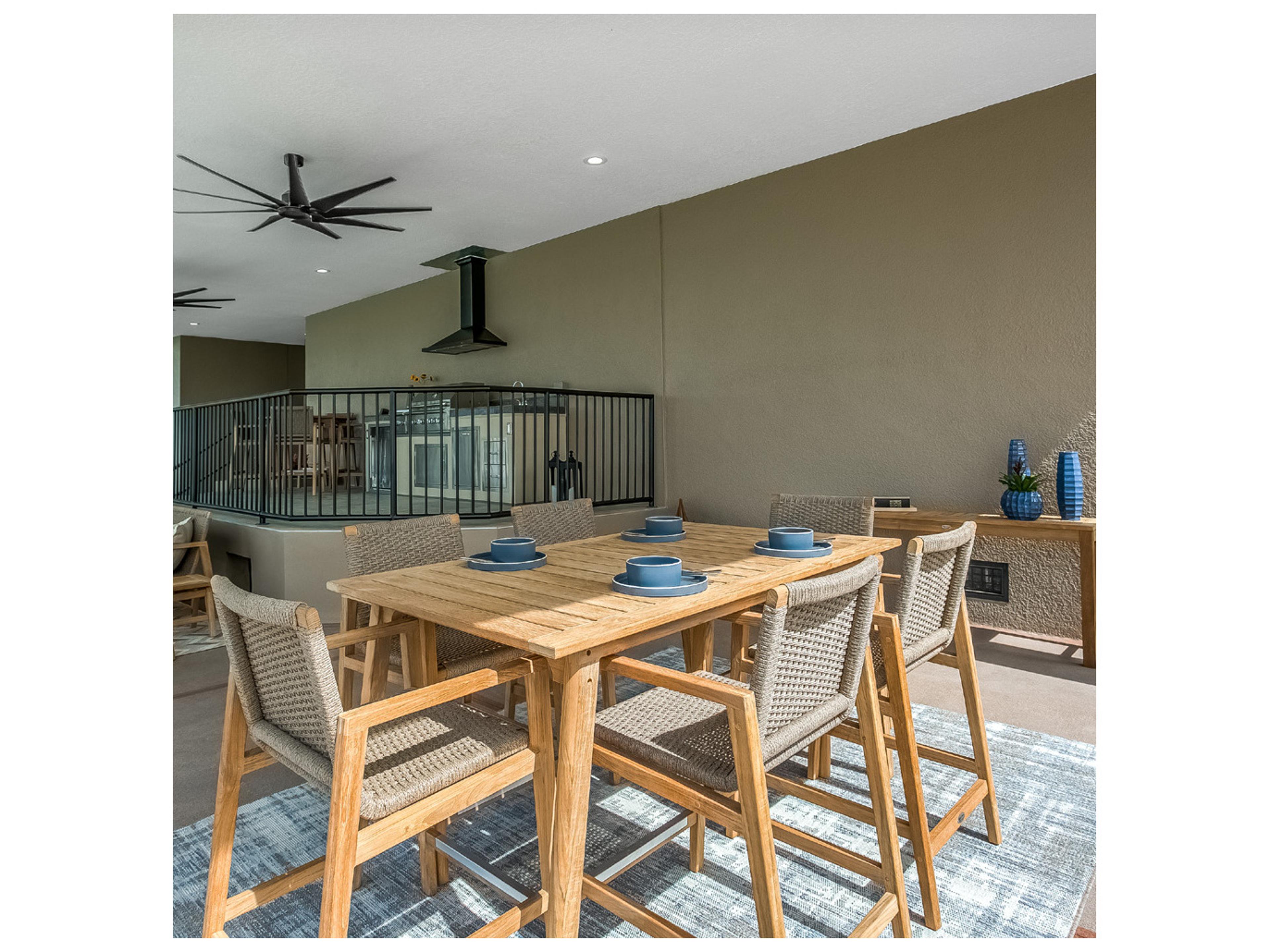 Royal Teak Collection Admiral Dining Chair in Charcoal