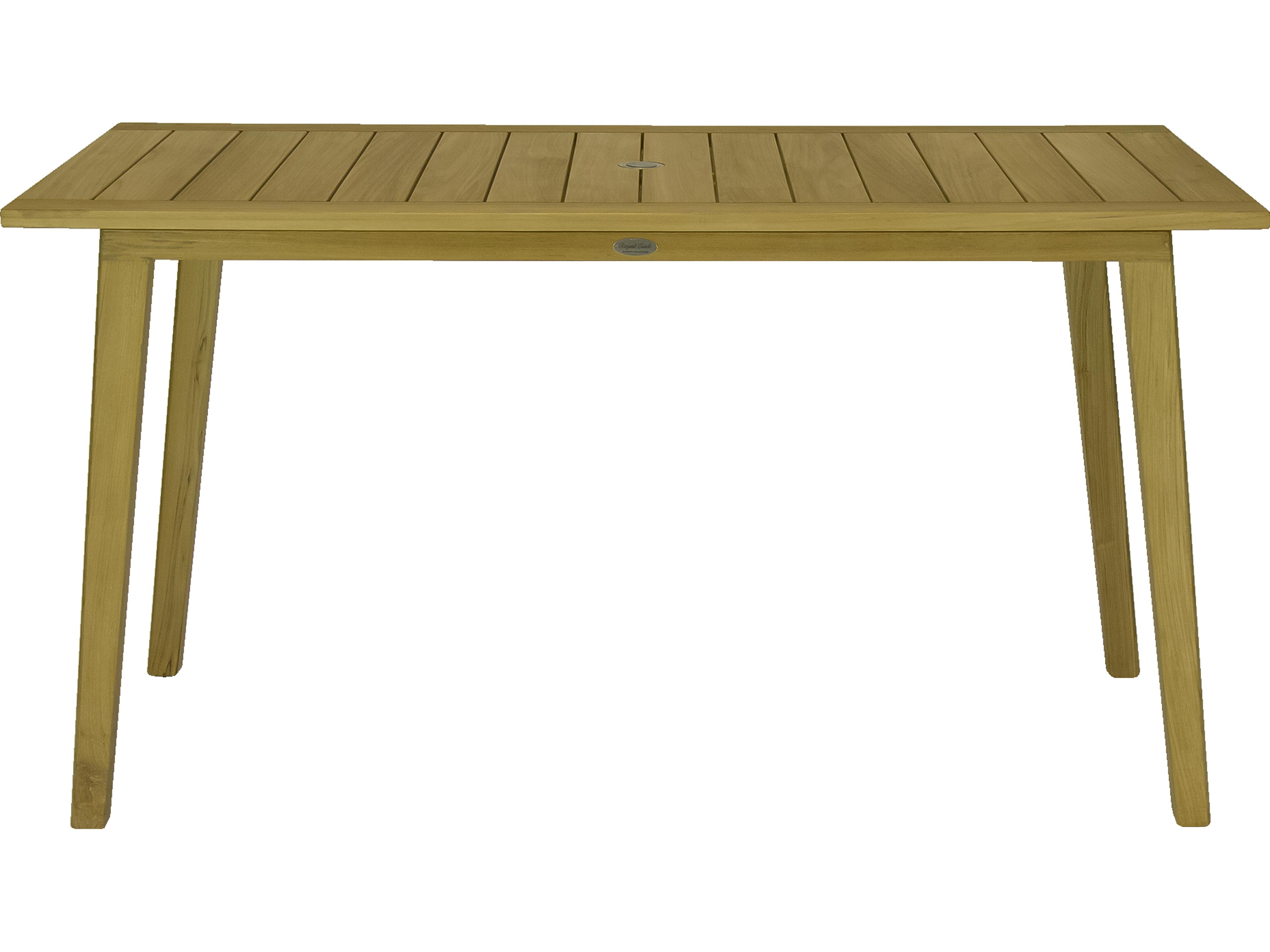 Royal Teak Collection Admiral Rectangular Outdoor Patio Counter Table