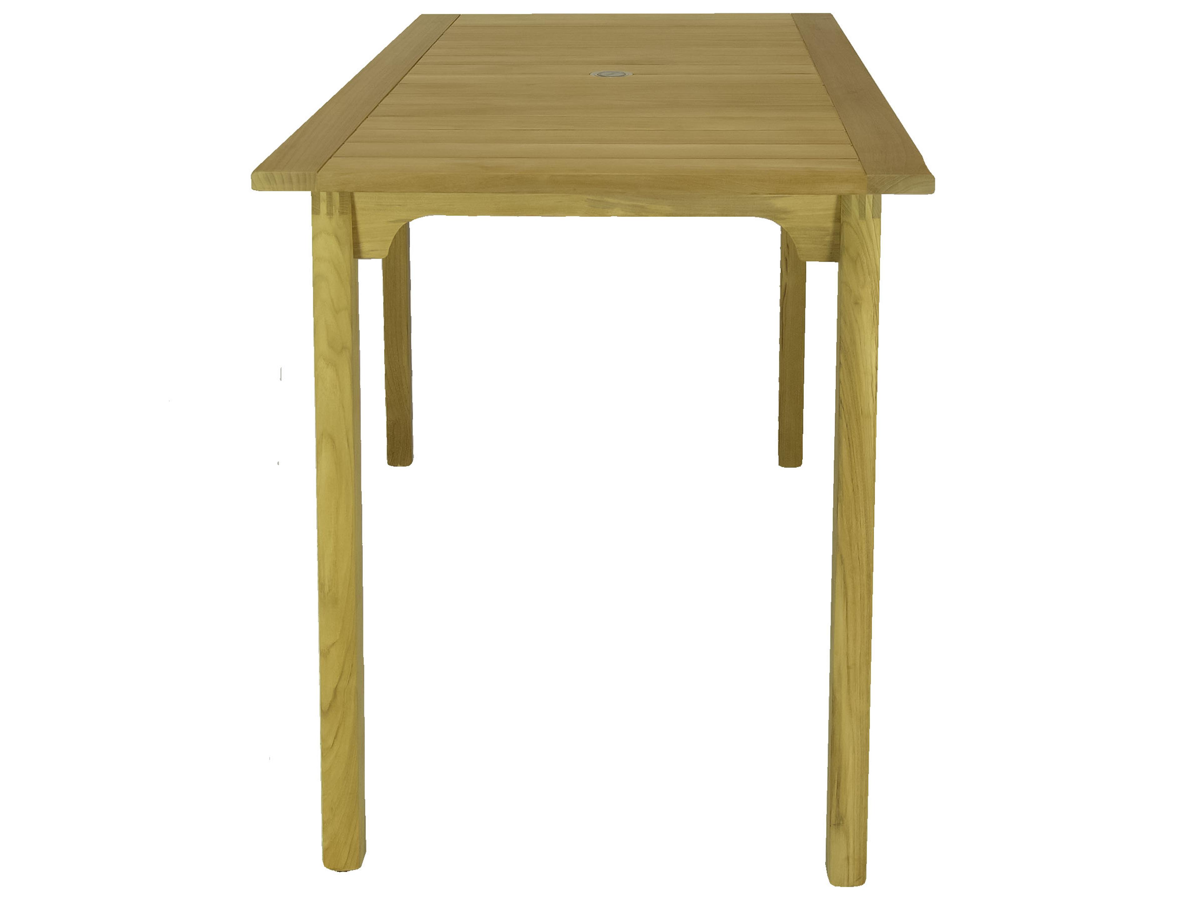 Royal Teak Collection Admiral Rectangular Outdoor Patio Counter Table