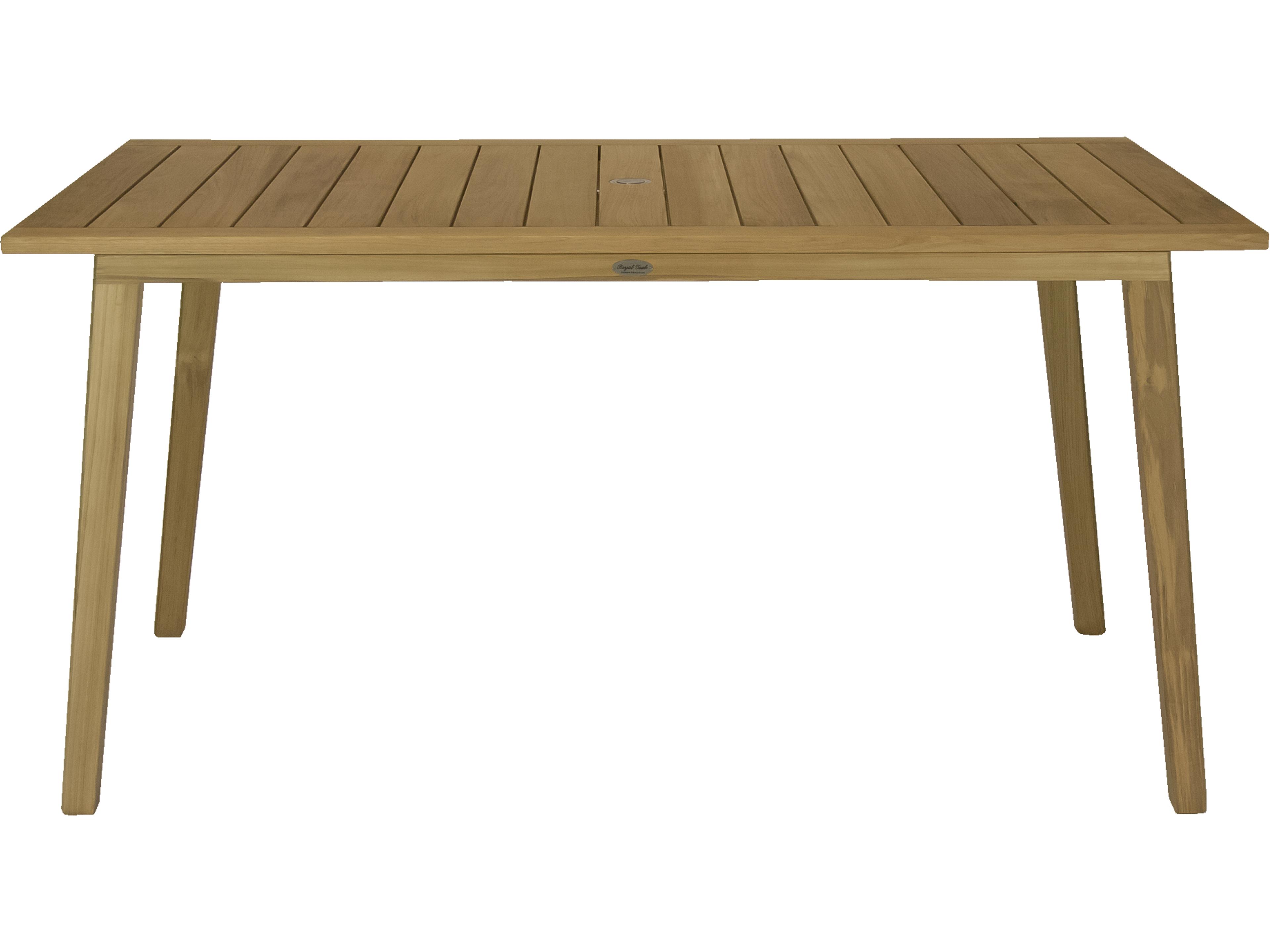 Royal Teak Collection Admiral Rectangular Patio Counter Table