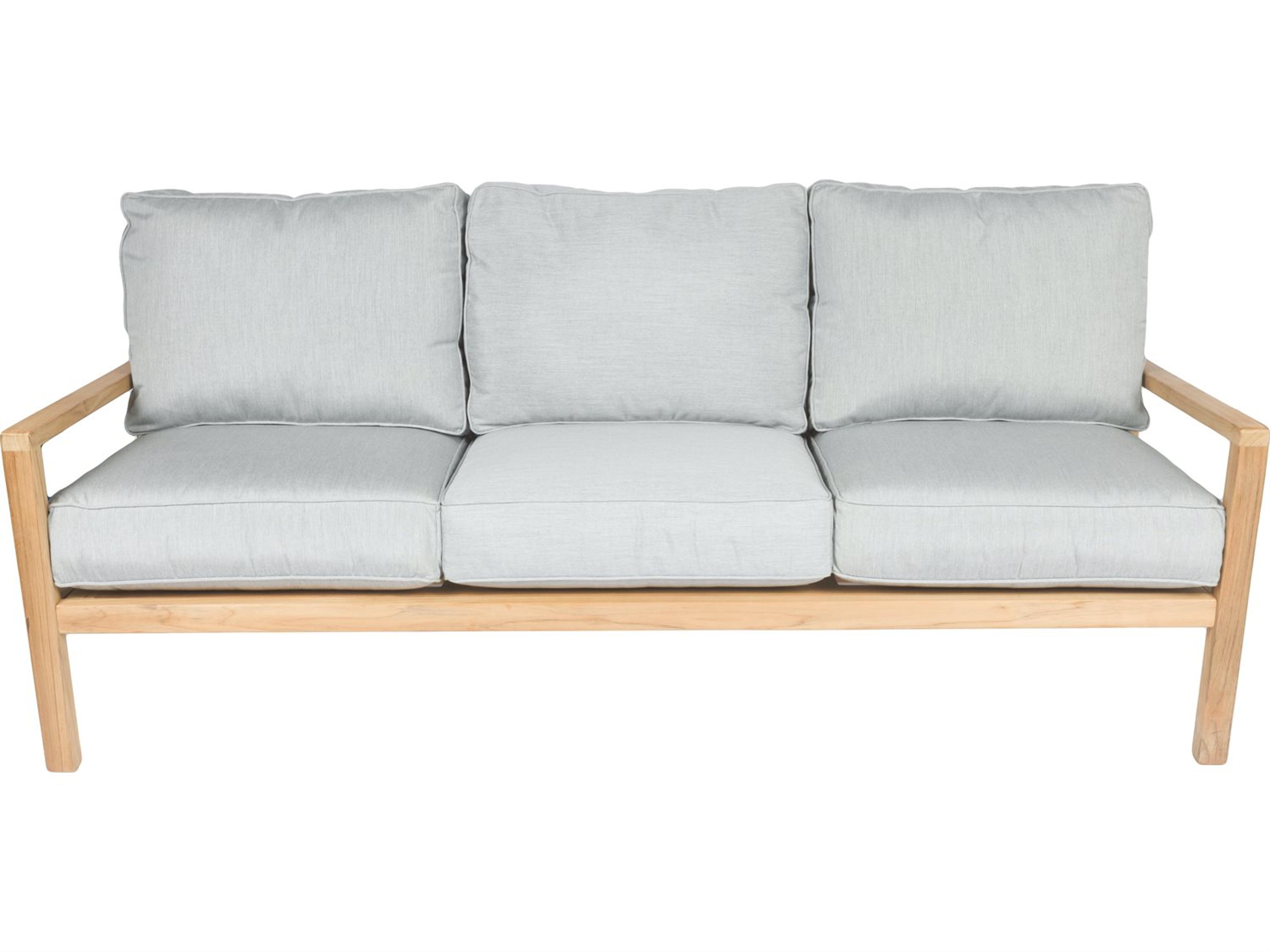 Royal Teak Collection Coastal Patio Sofa / 3 - Seater