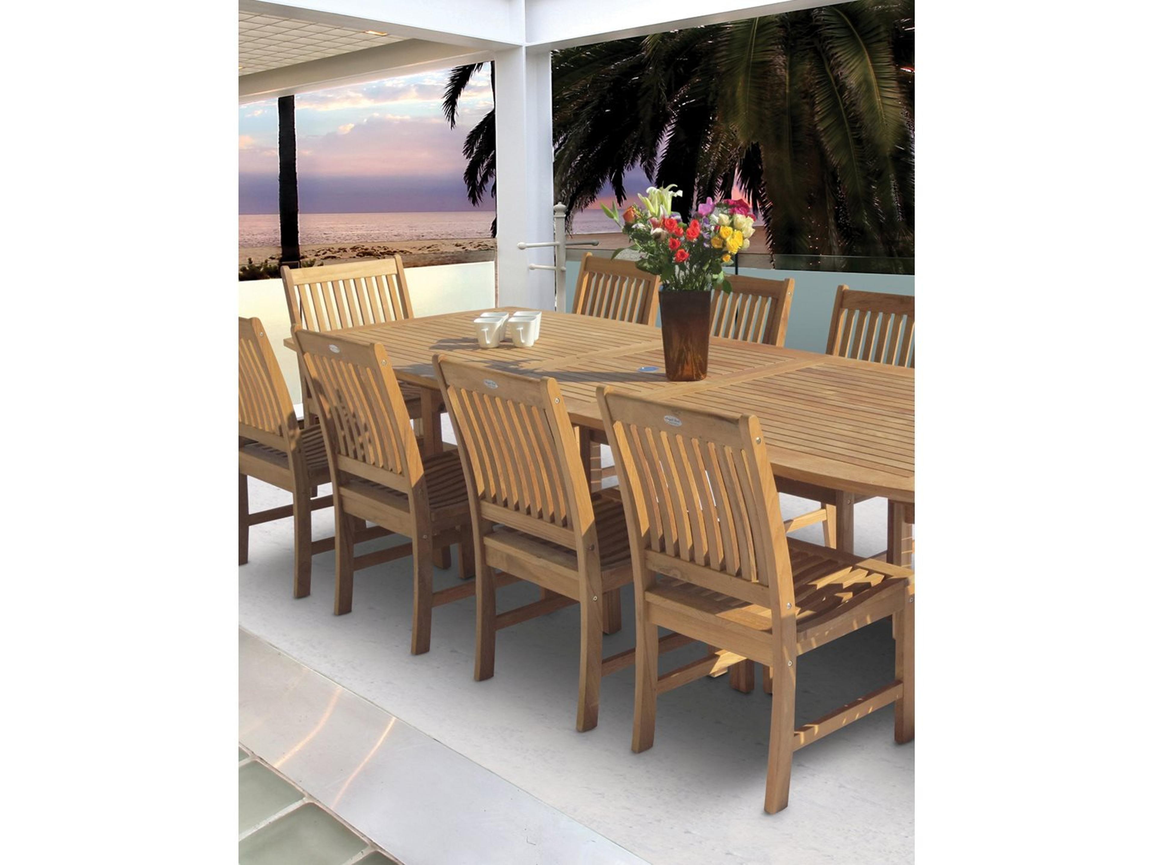 Royal Teak Collection Compass Patio Dining Set