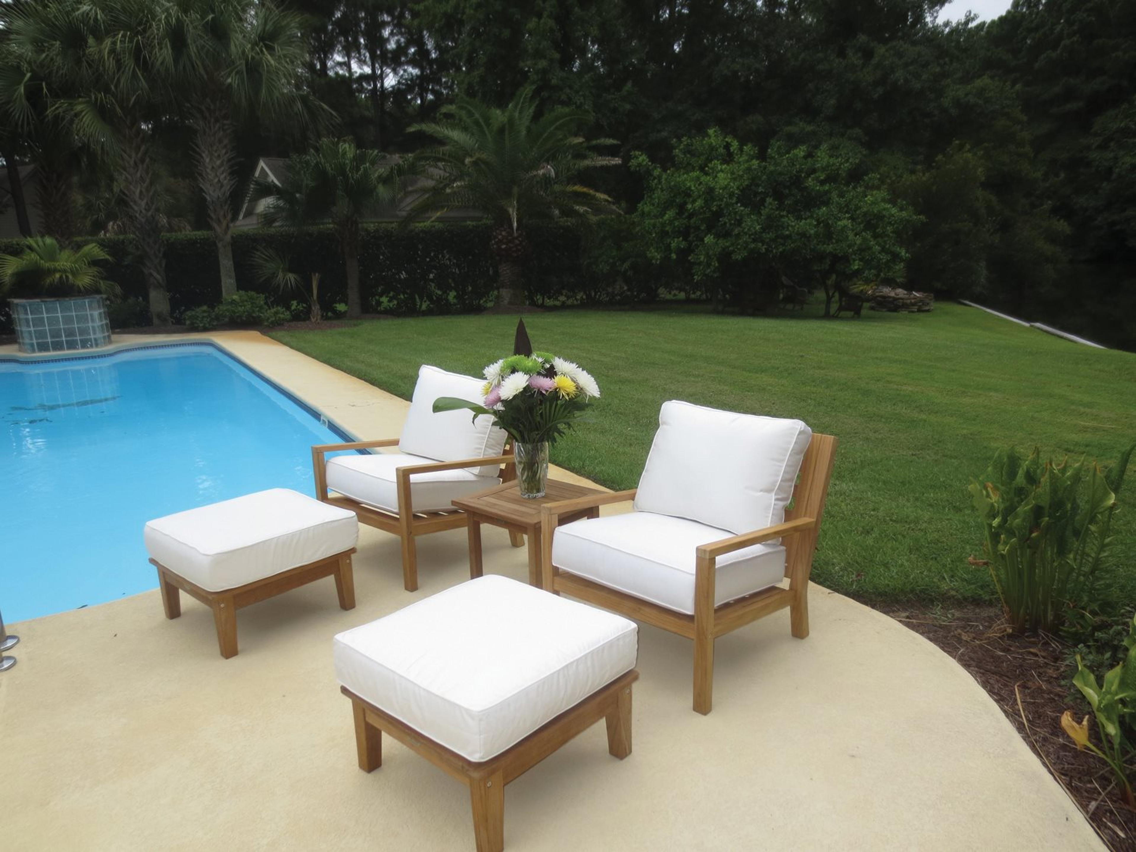 Coastal Outdoor Patio Lounge Set