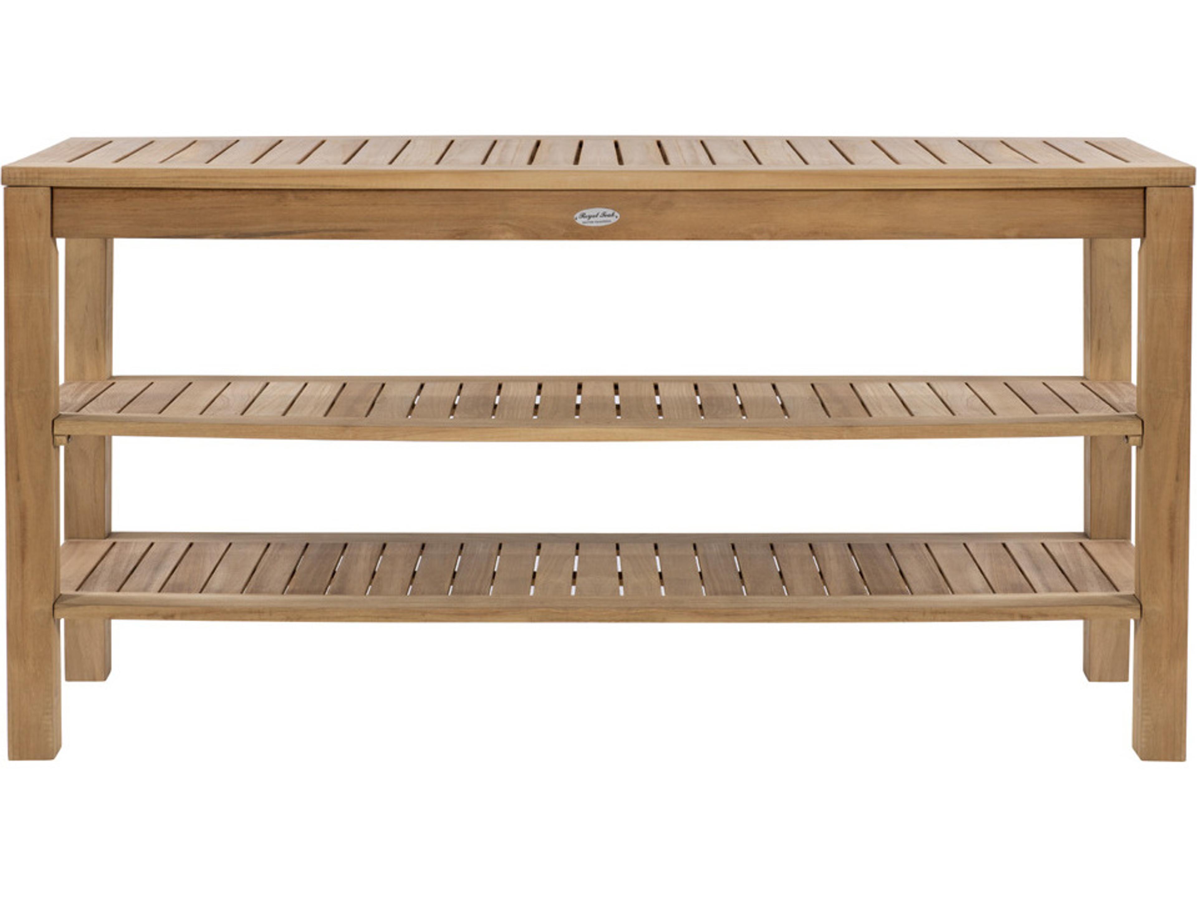 Royal Teak Collection Classic Teak Rectangular Console Table