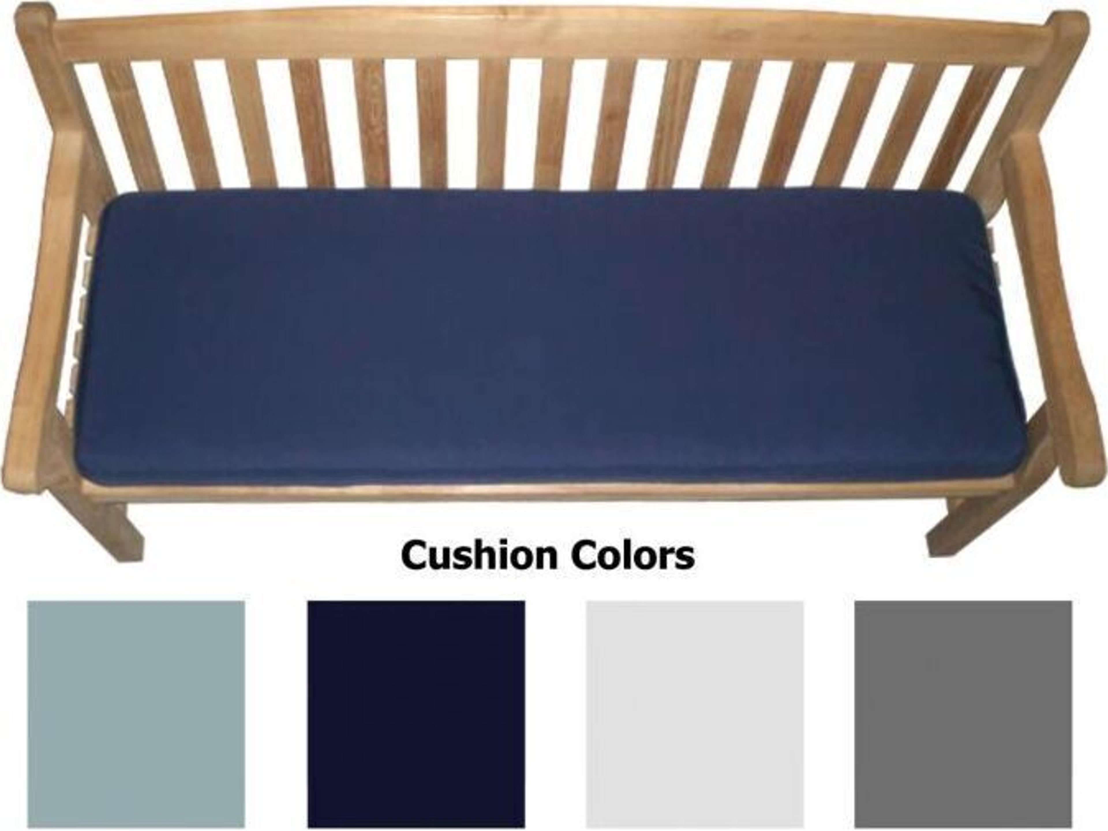 Royal Teak Collection Three Seater Cushion-White