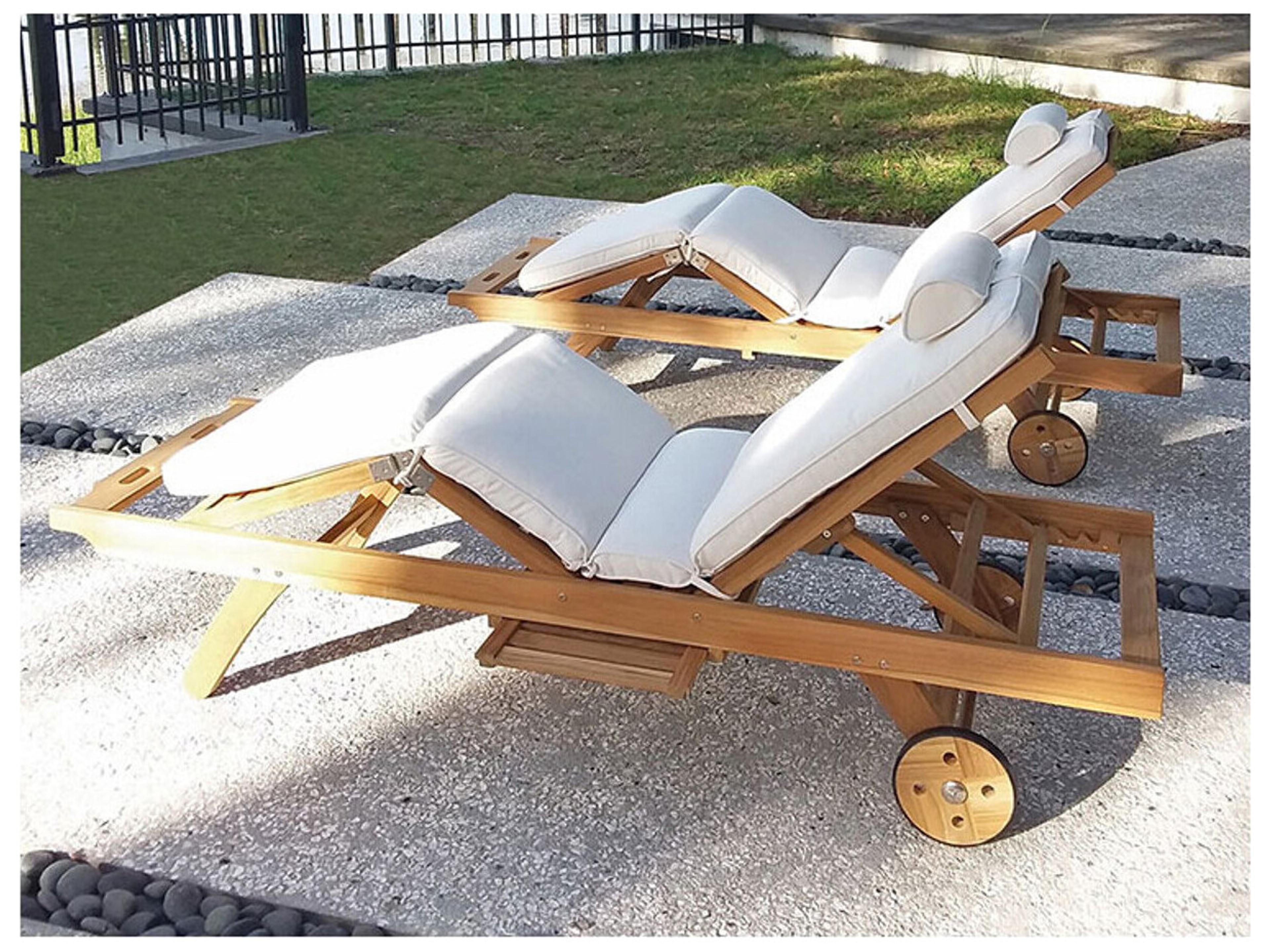 Sun bed Cushion-White