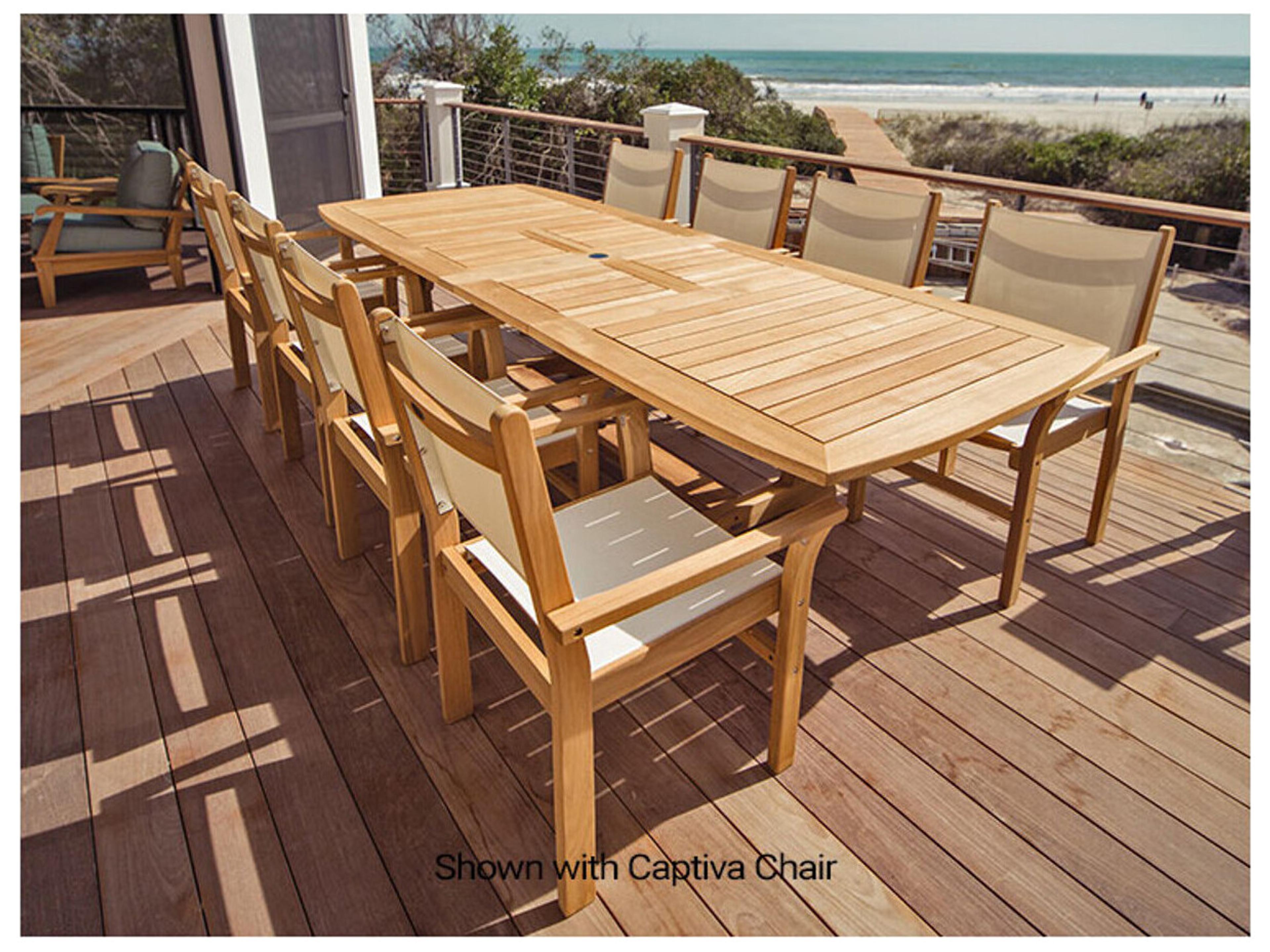 Royal Teak Collection Gala Expansion Table-Double Leaf