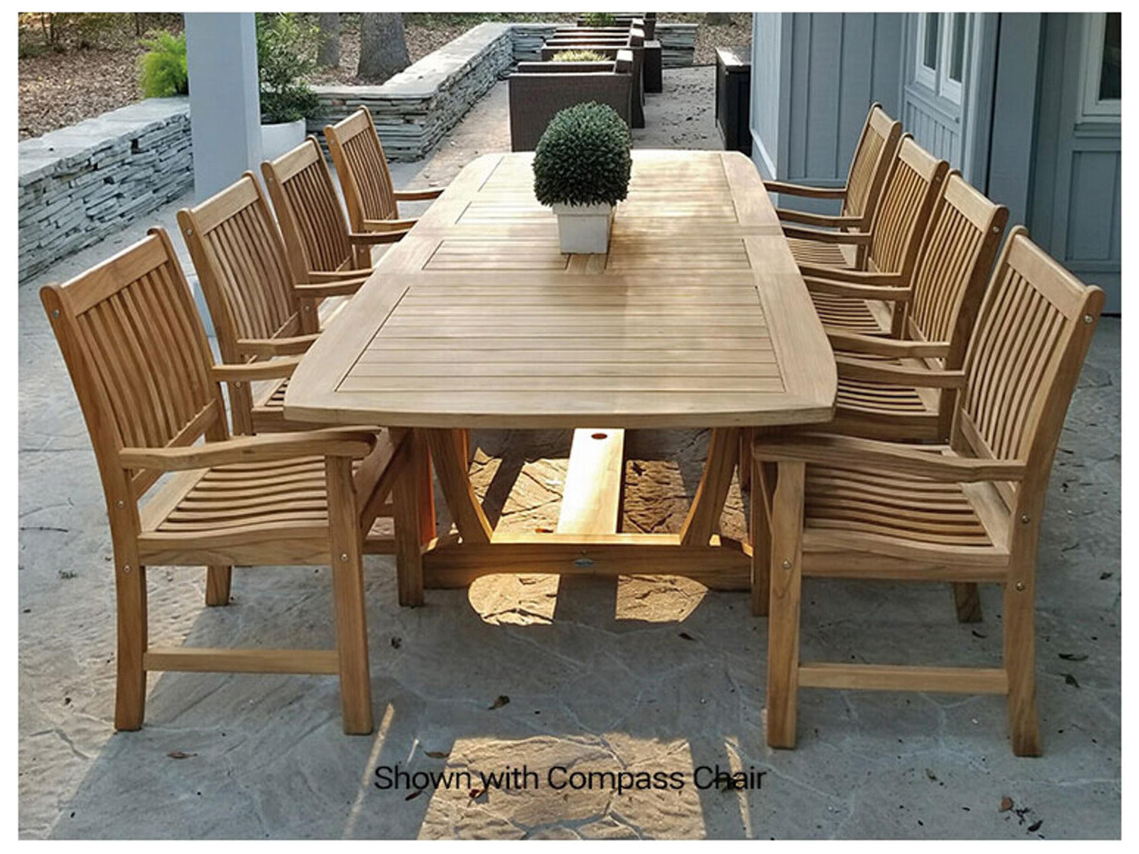 Royal Teak Collection Gala Expansion Table-Double Leaf