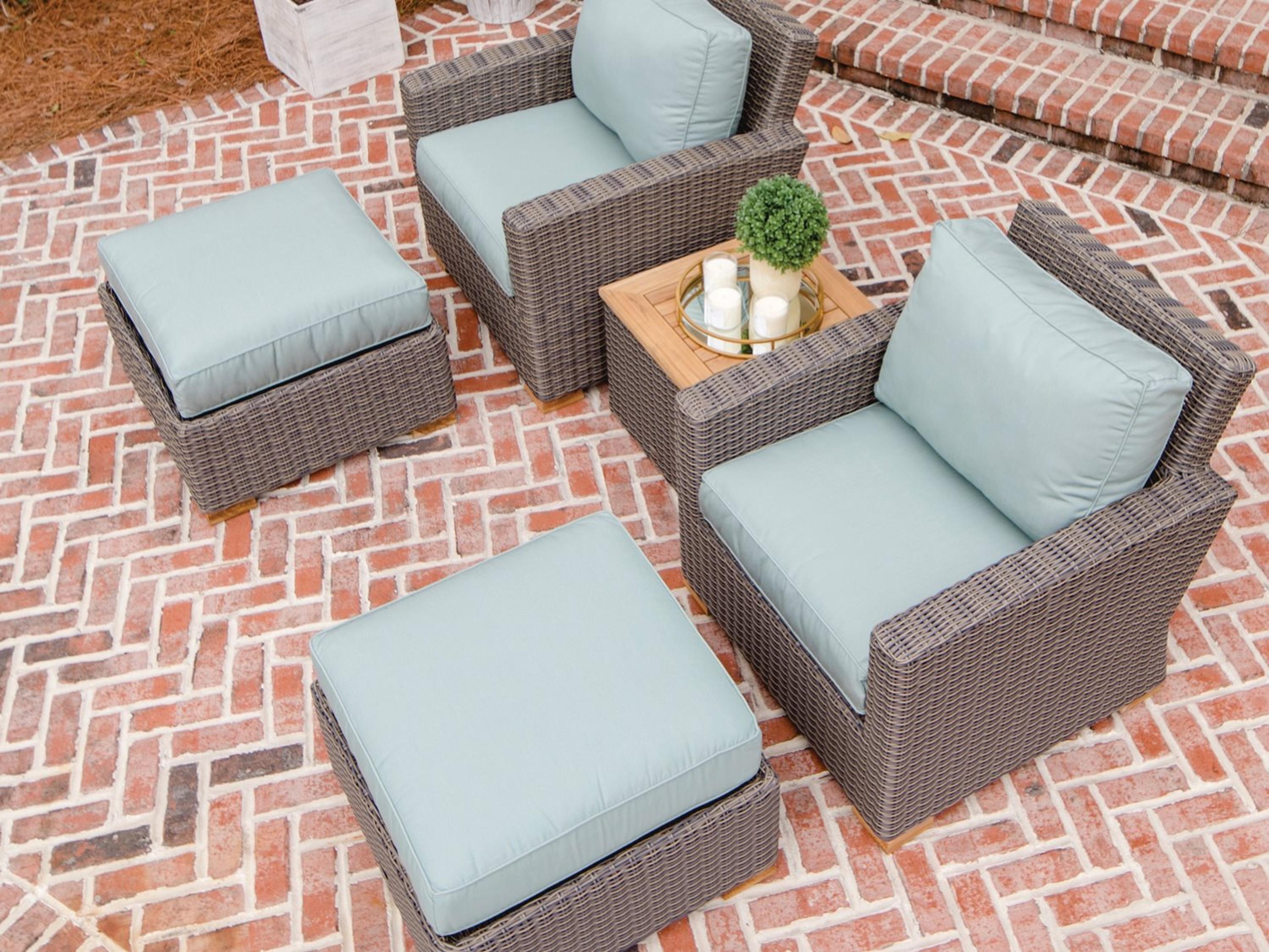 Sanibel Wicker Outdoor Lounge Set