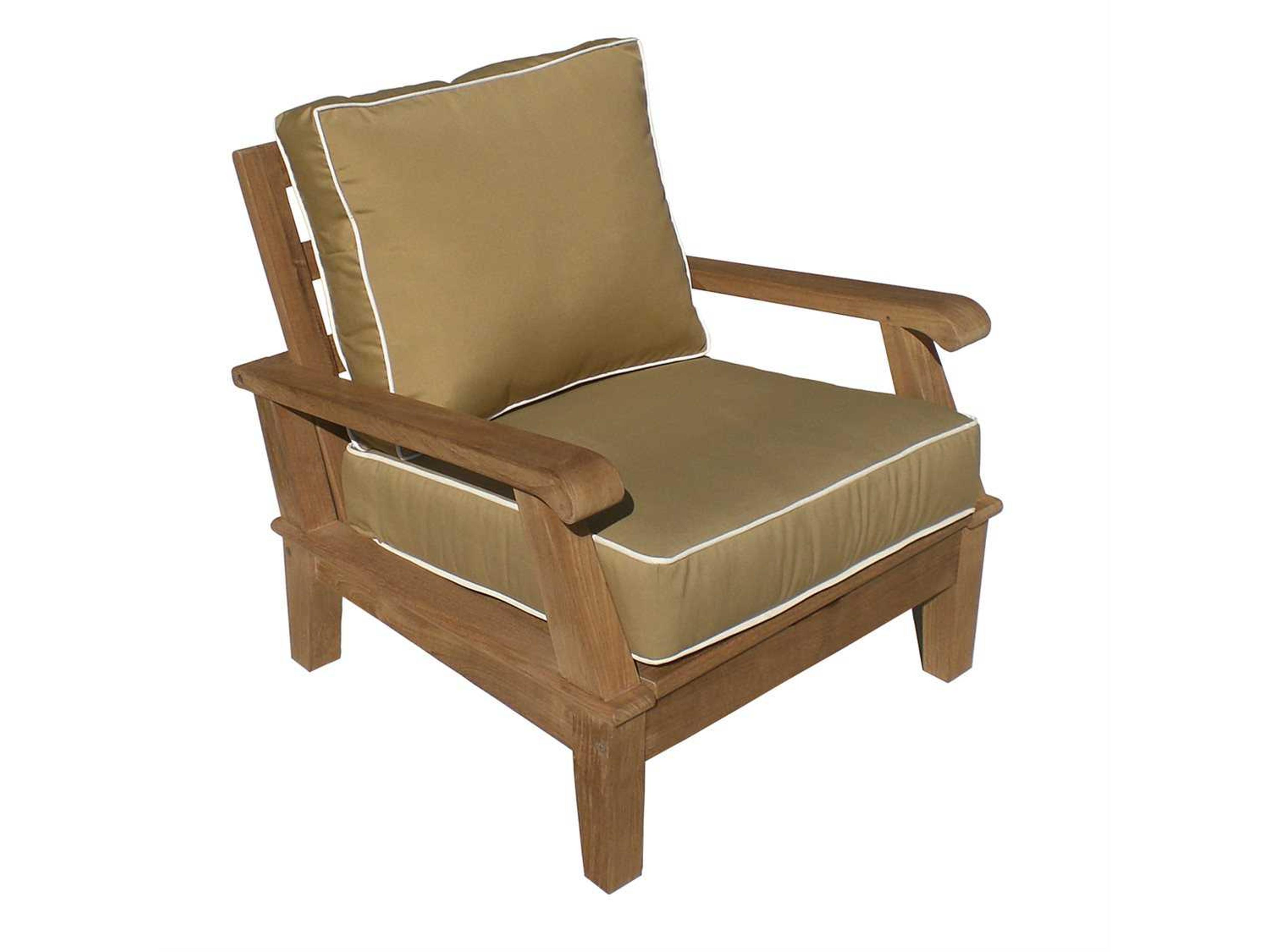 Royal Teak Collection Miami Cushion Adjustable Patio Lounge Chair