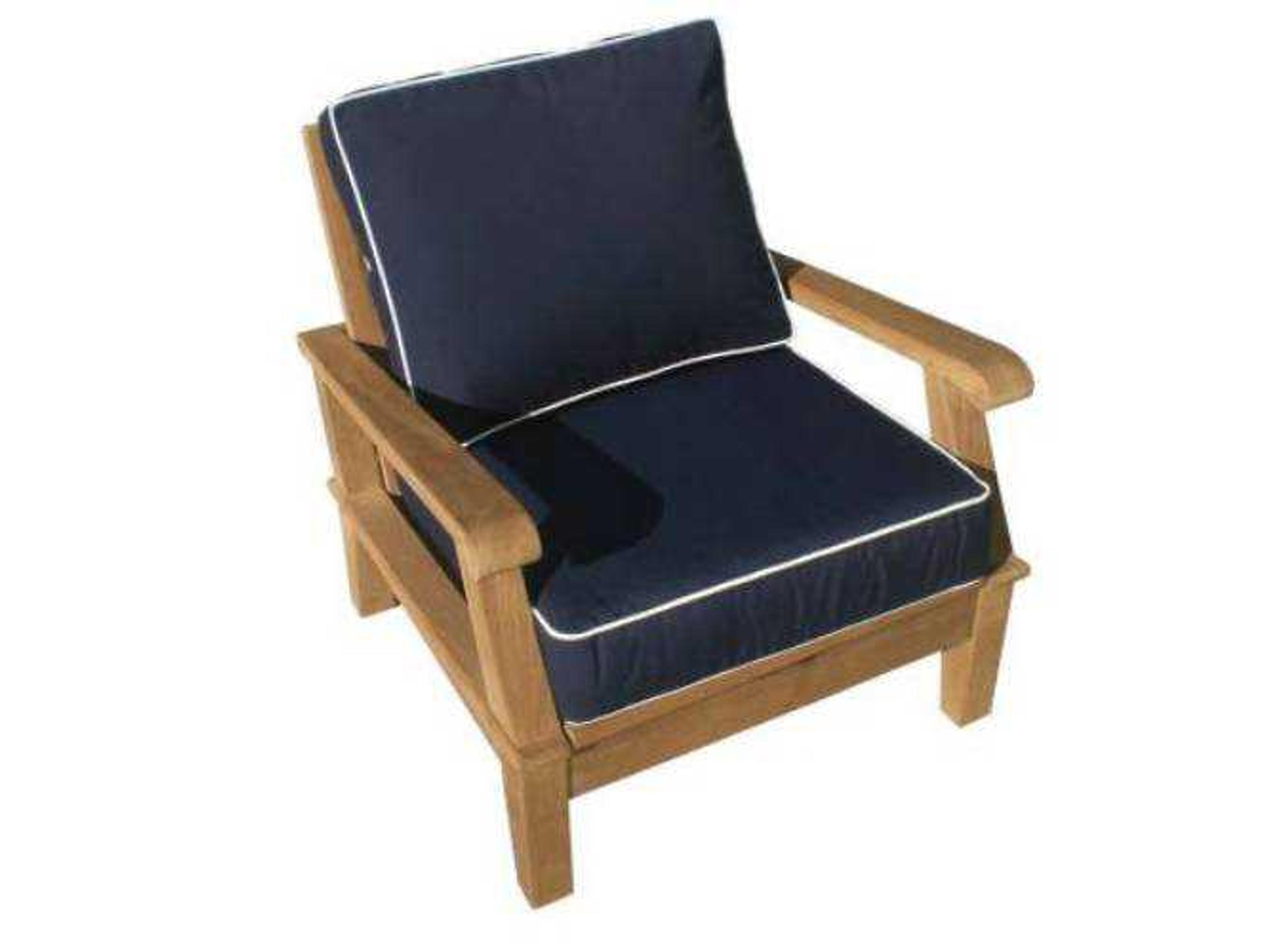 Royal Teak Collection Miami Cushion Adjustable Patio Lounge Chair