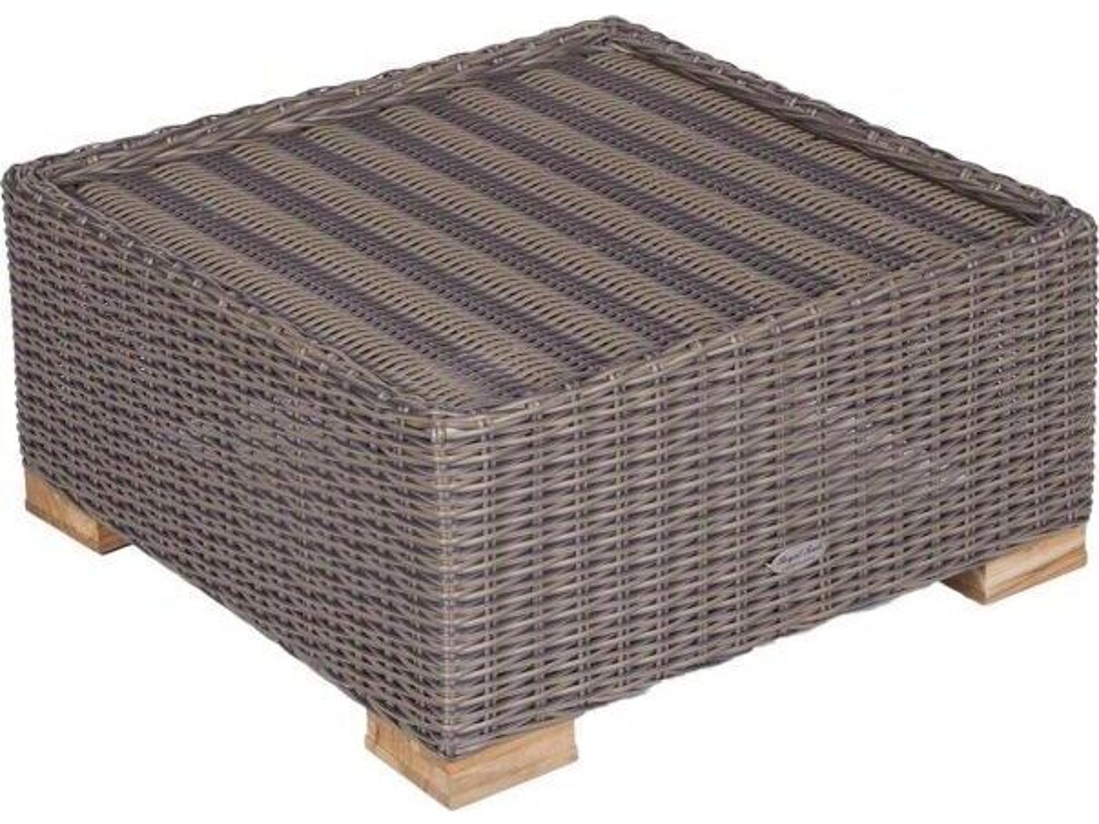 Sanibel Outdoor Patio Ottoman / FRAME ONLY