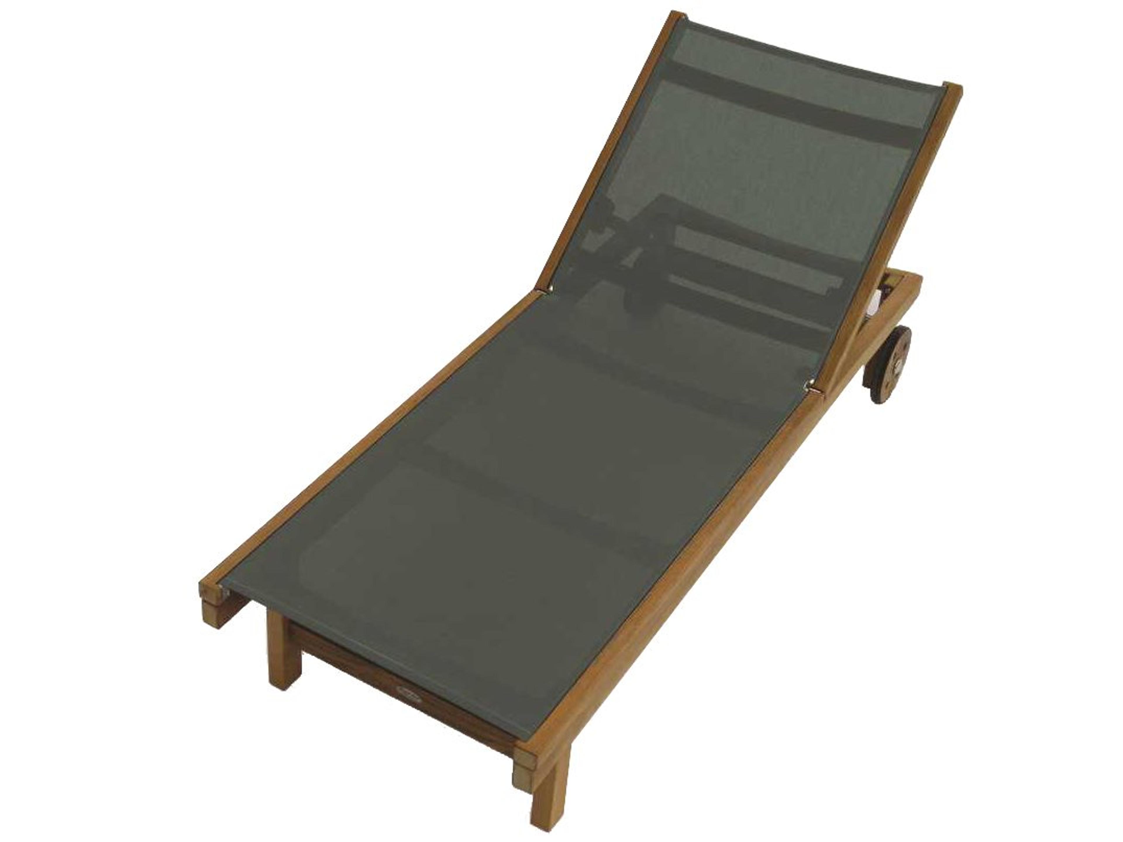 Sundaze Moss Sling Adjustable Outdoor Chaise Lounge
